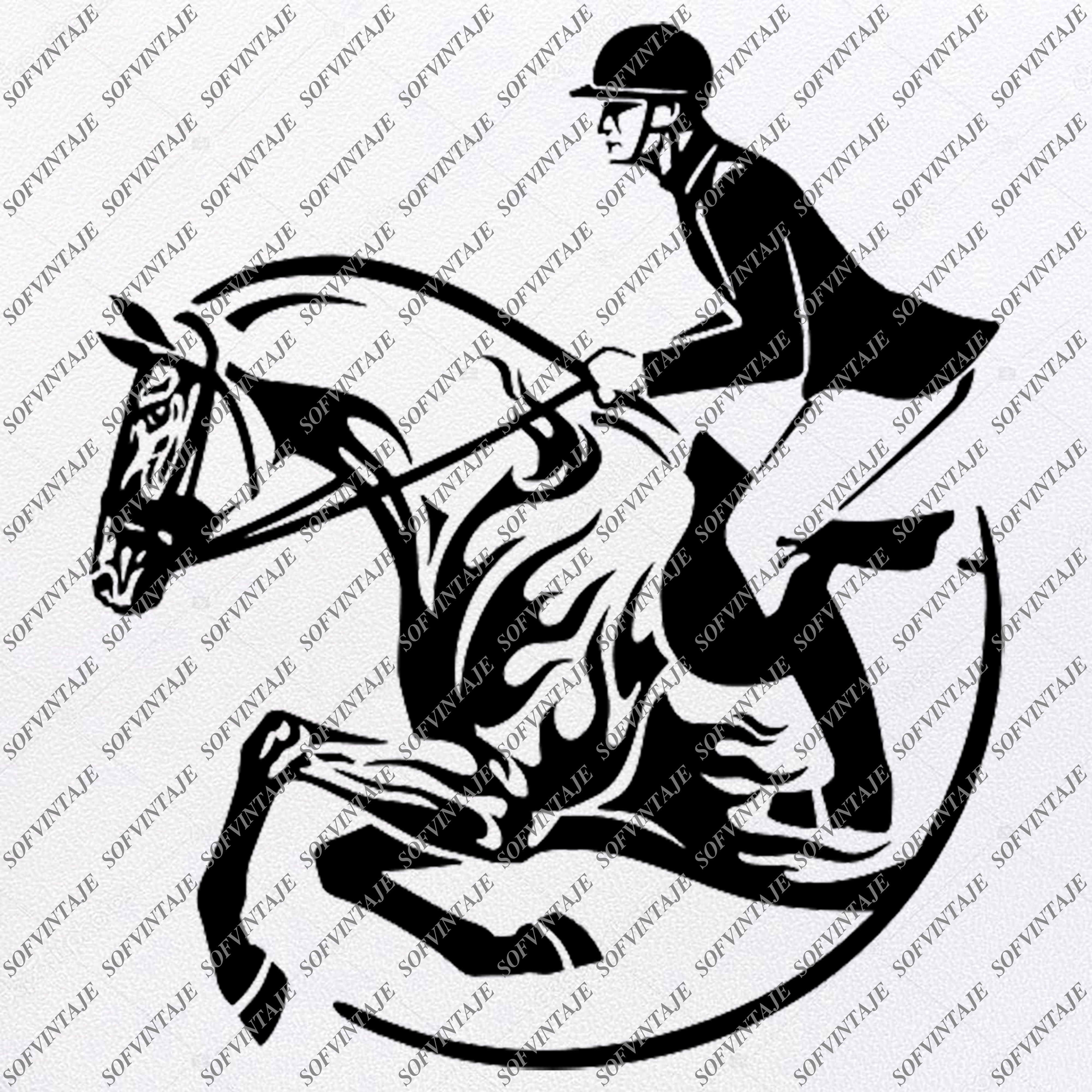Free Horse Jumping Svg