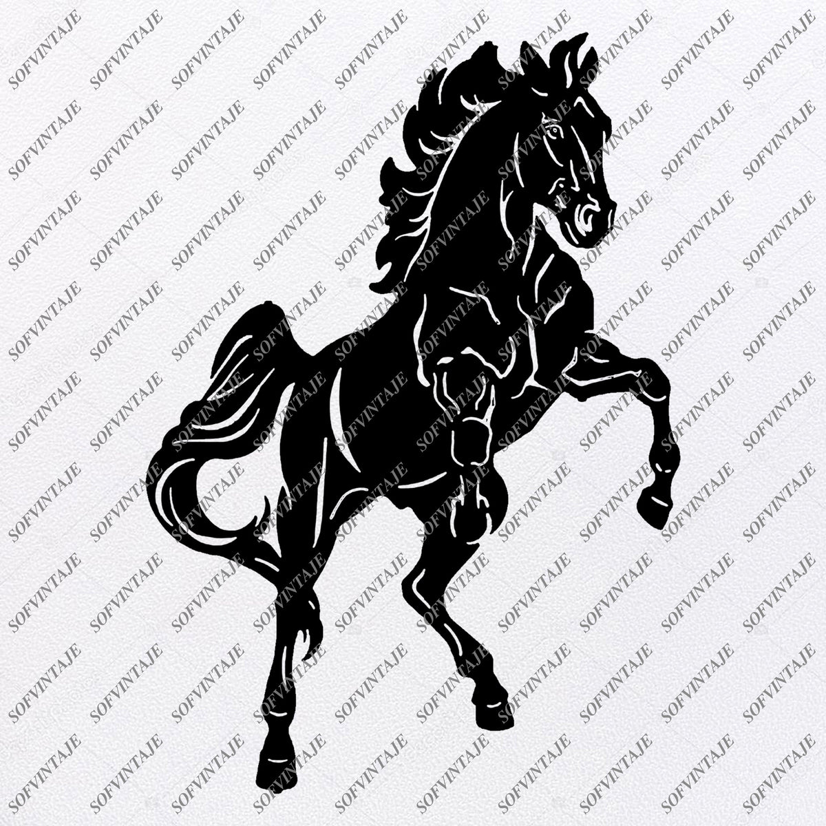 Download Horse Svg File - Horse Svg Design - Animals Svg - Horse Clipart - Svg - SOFVINTAJE