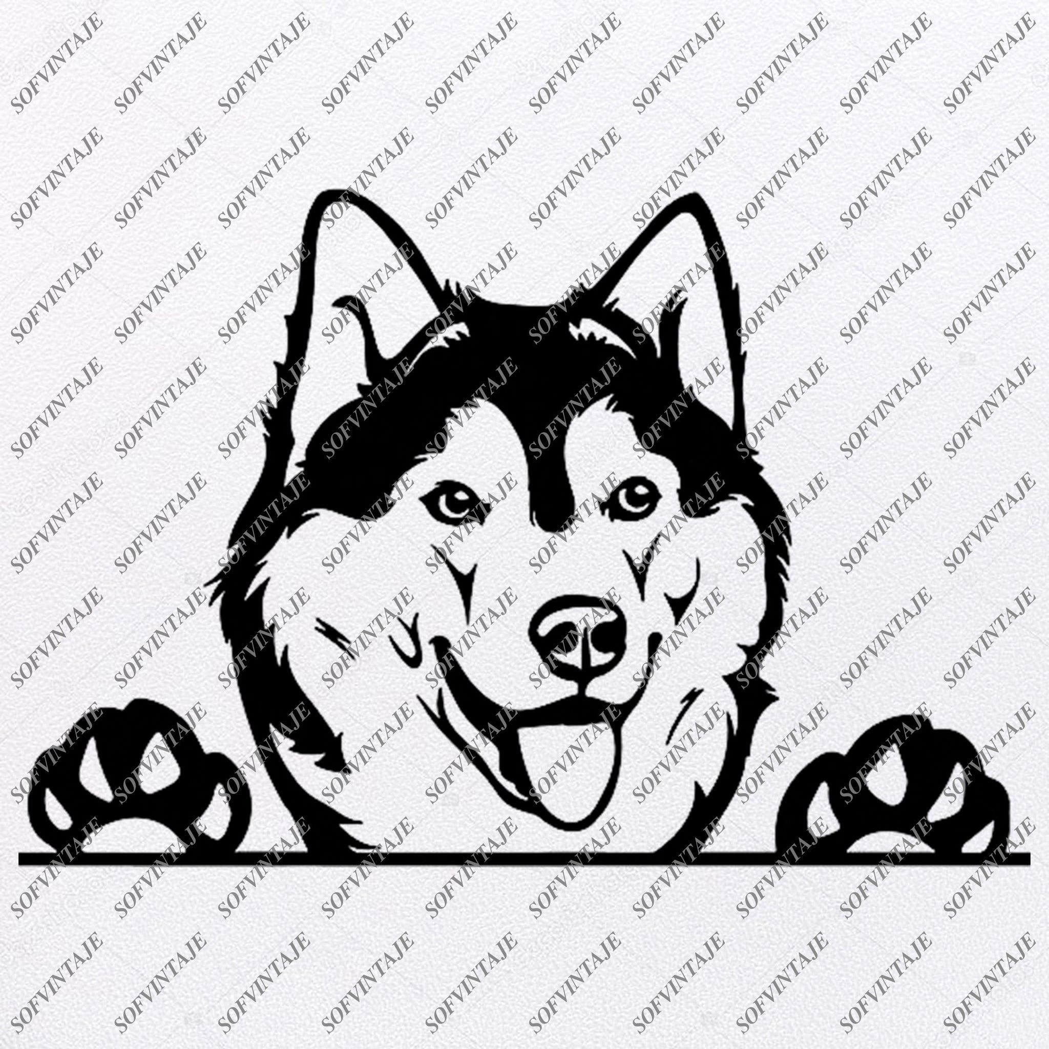 Download Husky Svg File Siberian Husky Svg Original Design Dog Clipart An Sofvintaje