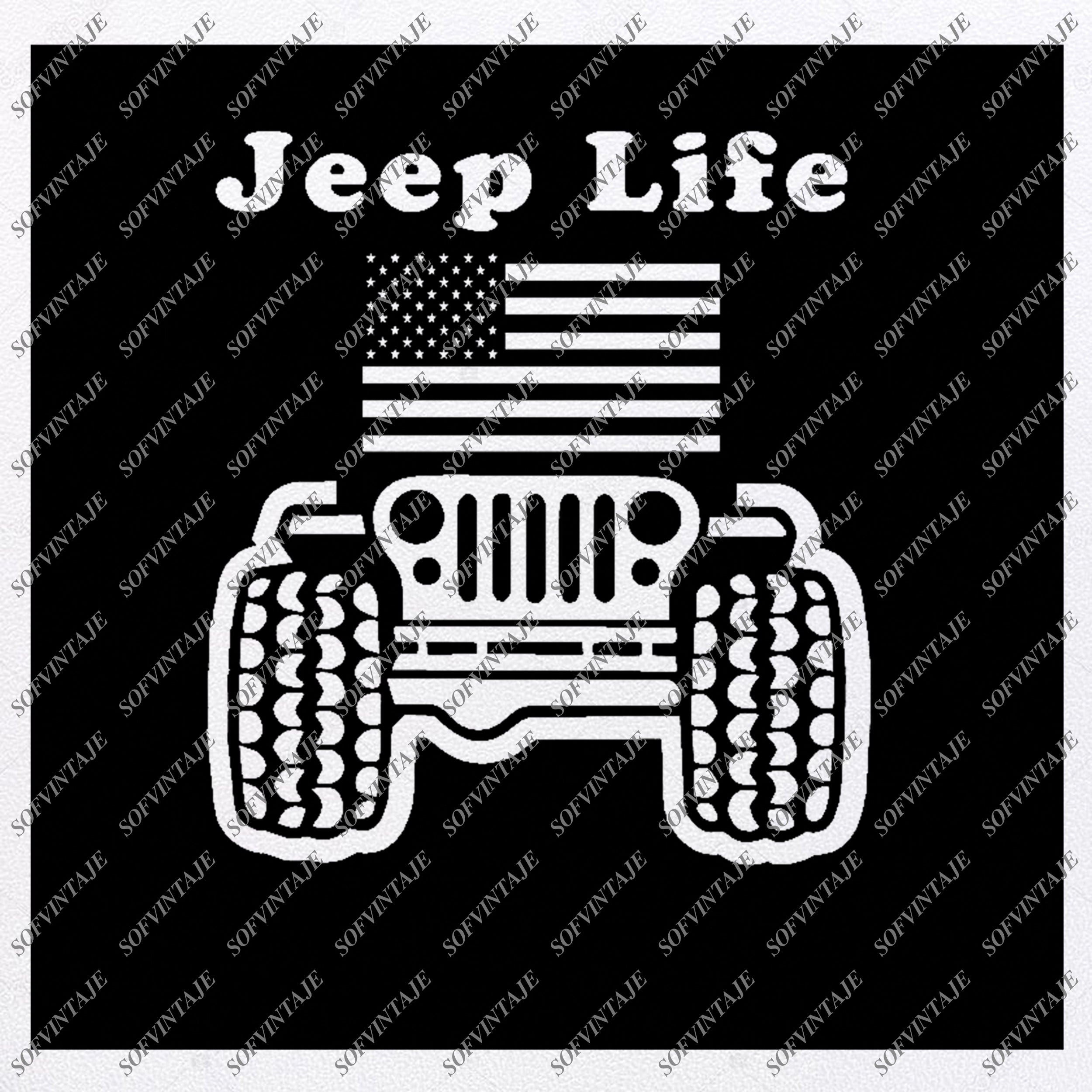 Download Jeep Life American Jeep Svg Files American Terrain Svg Design Orig Sofvintaje