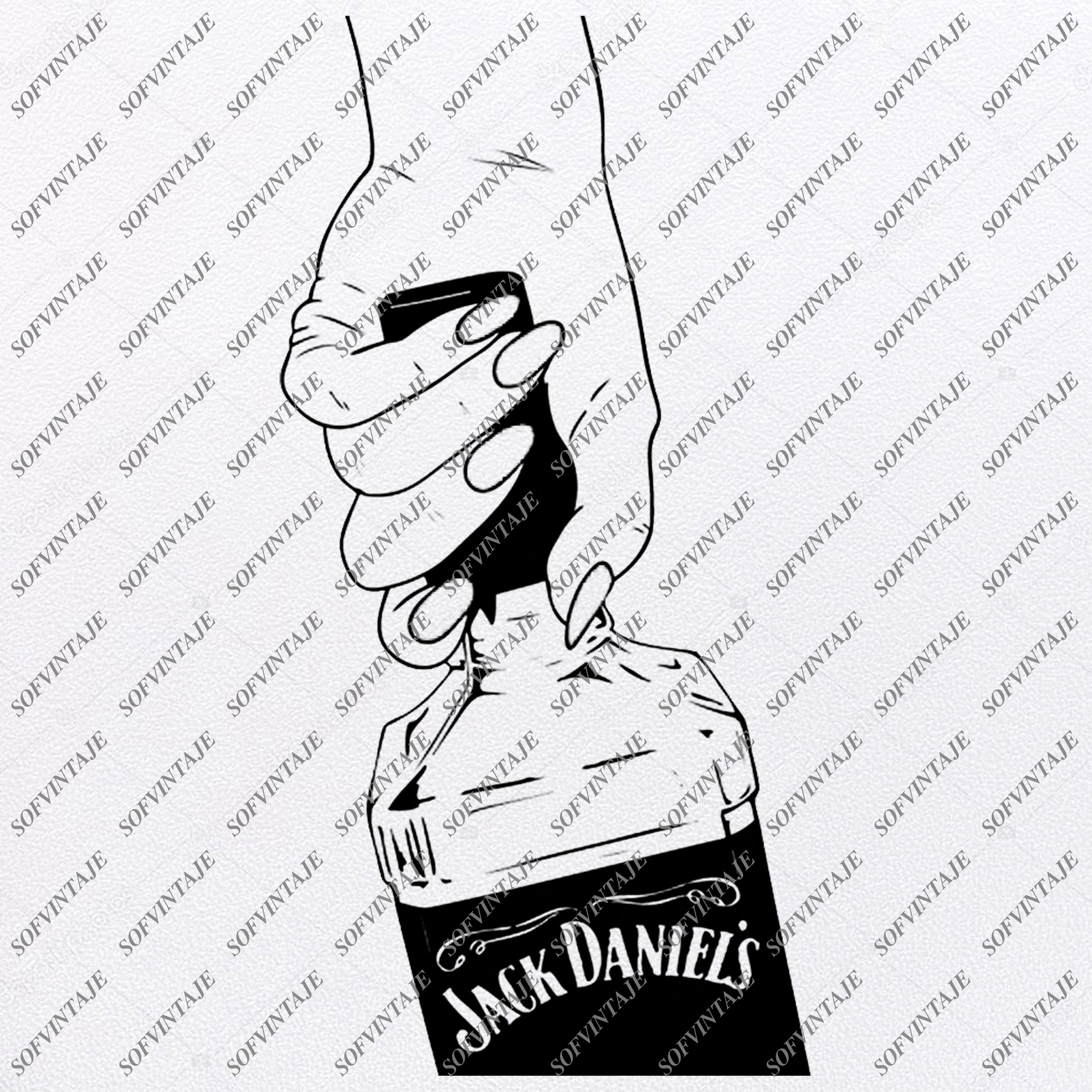 Download Seeinglooking: Jack Daniels Bottle Line Drawing