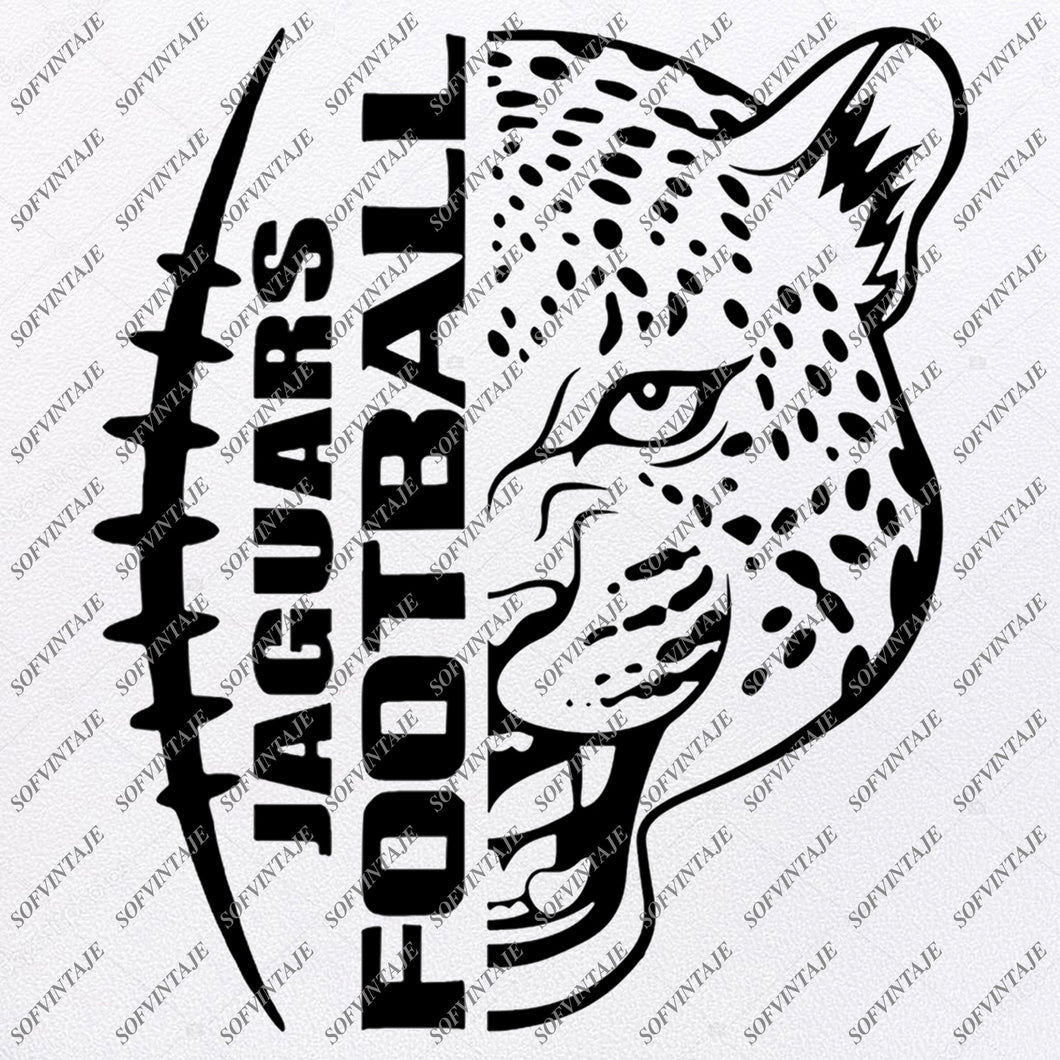 Download Jaguars Football Svg File Football Svg Jaguar Svg Football Team Sofvintaje