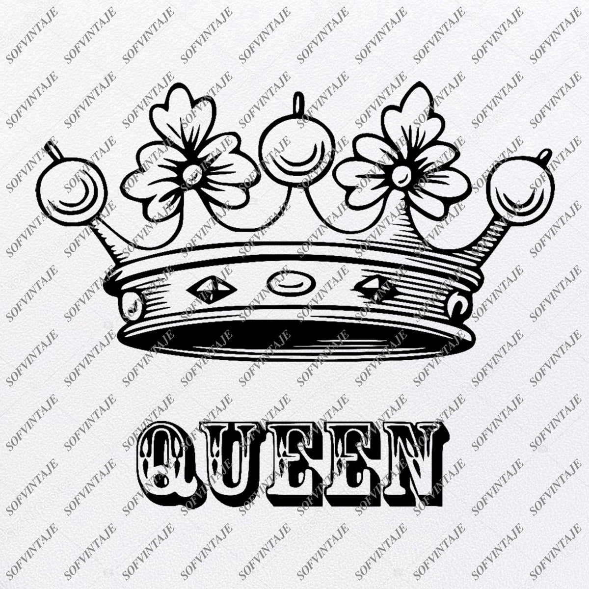King Queen Svg File-King Queen crown Original Svg Design ...