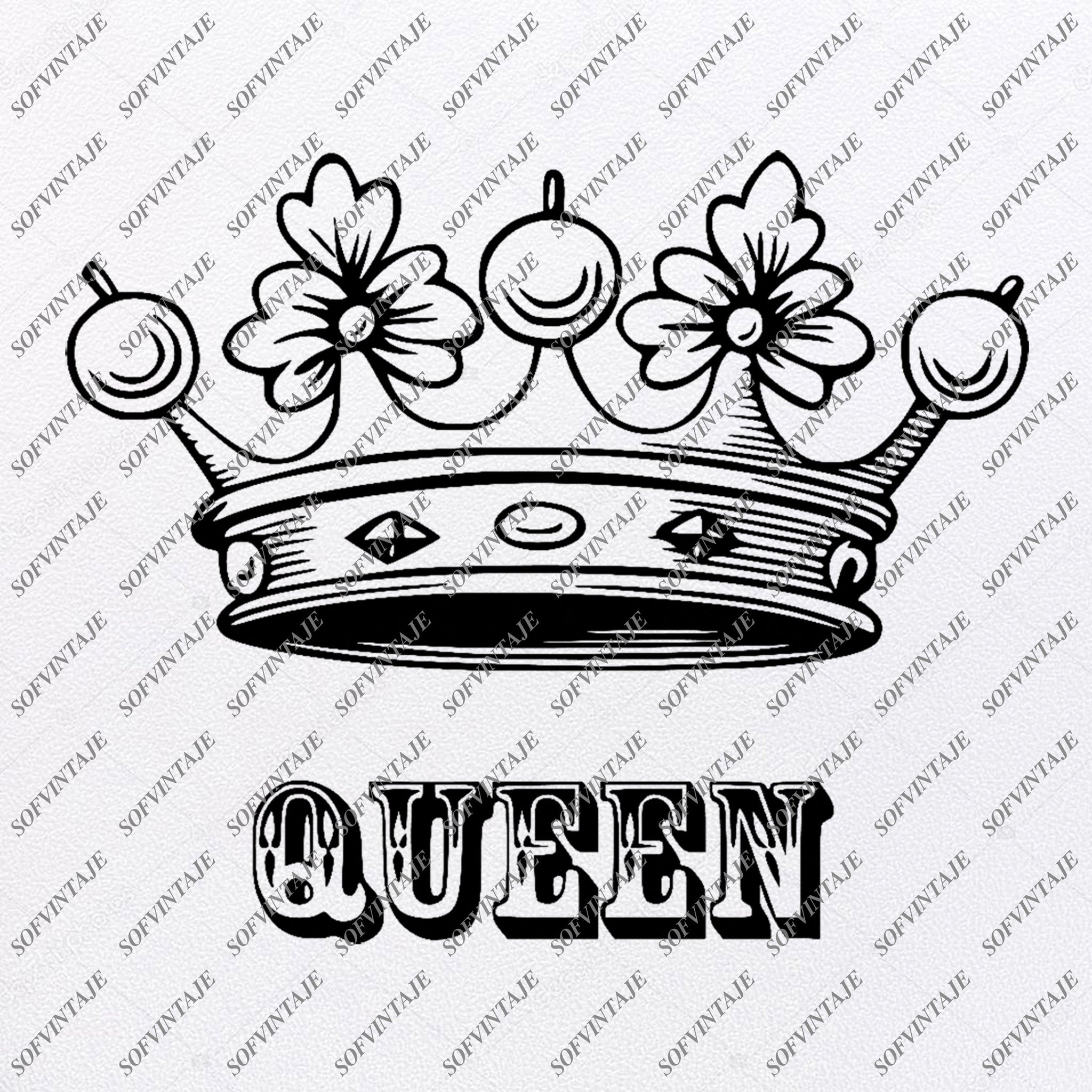 Download Queen Svg File Queen S Crown Original Svg Design Crown Svg Clip Art Qu Sofvintaje