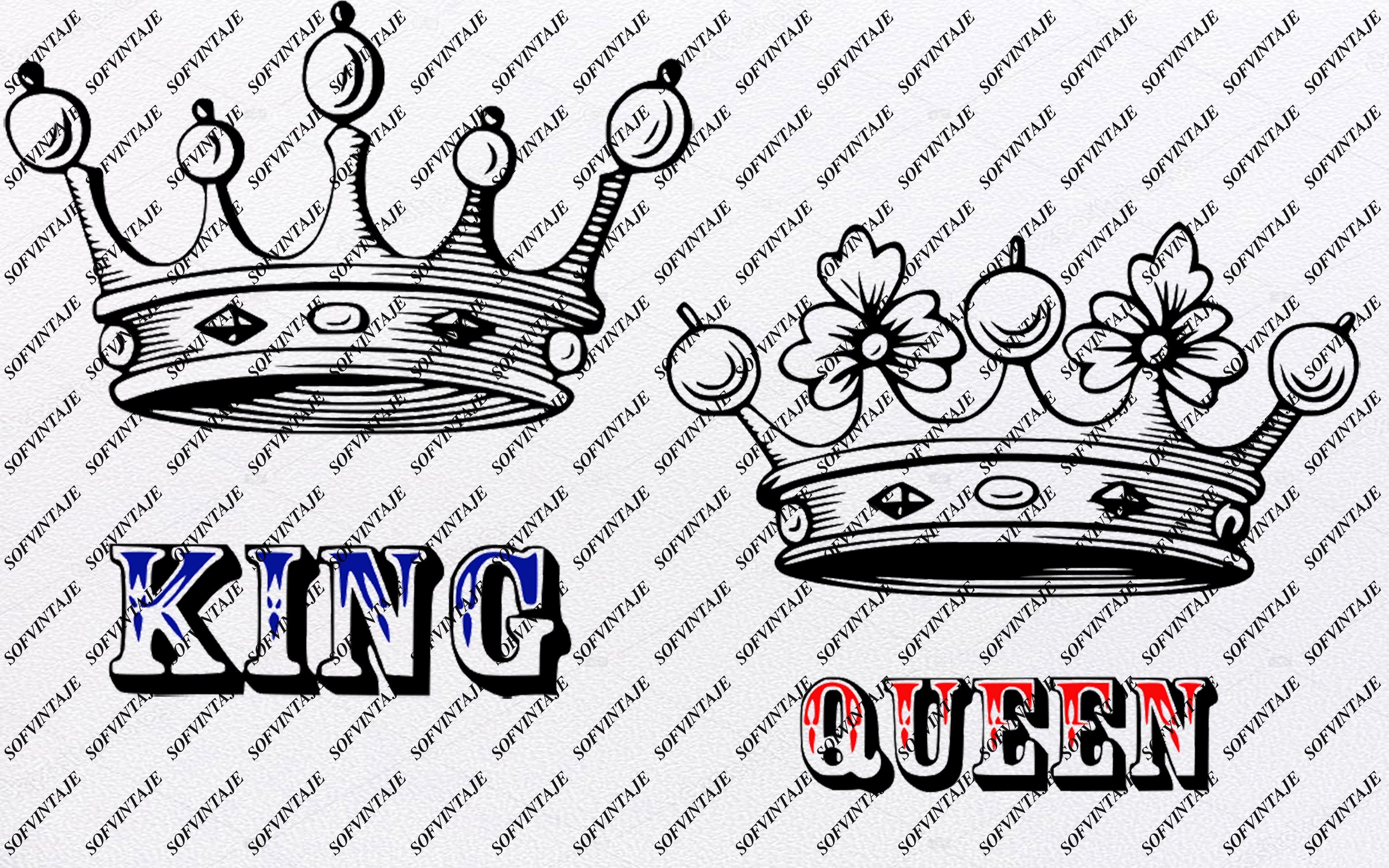 Free Free 134 King Queen Crown Svg SVG PNG EPS DXF File