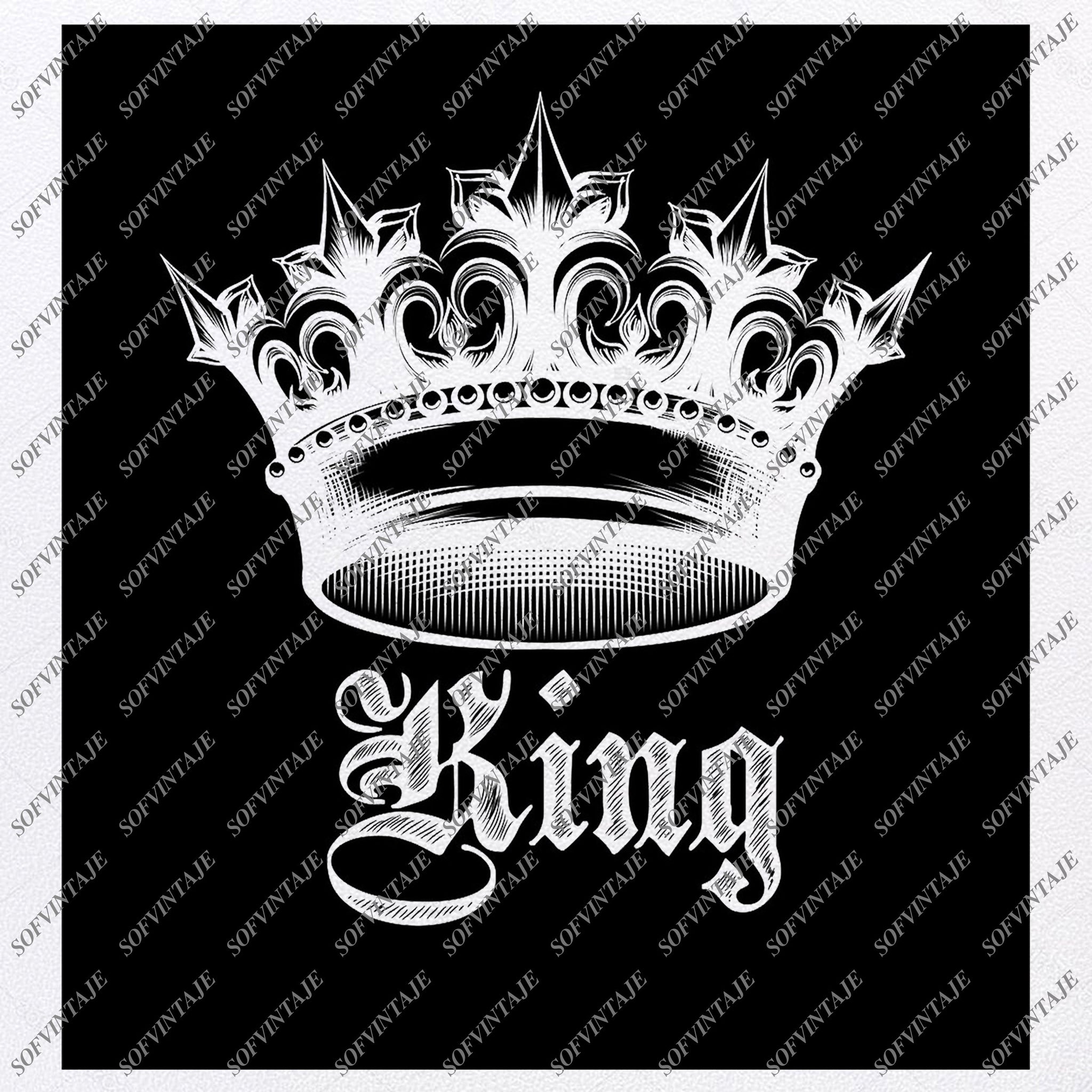 Download King Svg File King S Crown Original Svg Design Crown Svg Clip Art King Sofvintaje