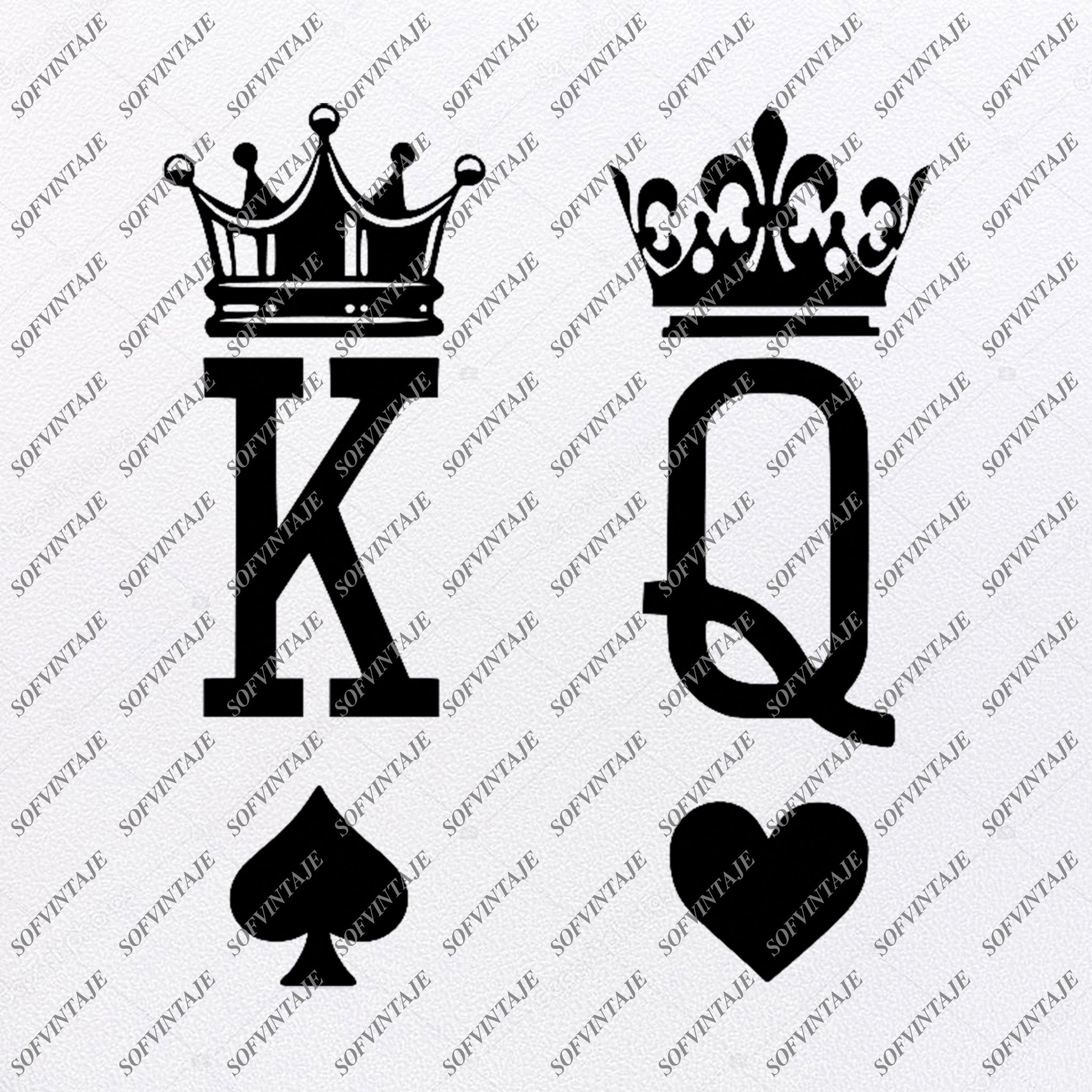 Download King Queen Svg File-King Queen crown Original Svg Design ...