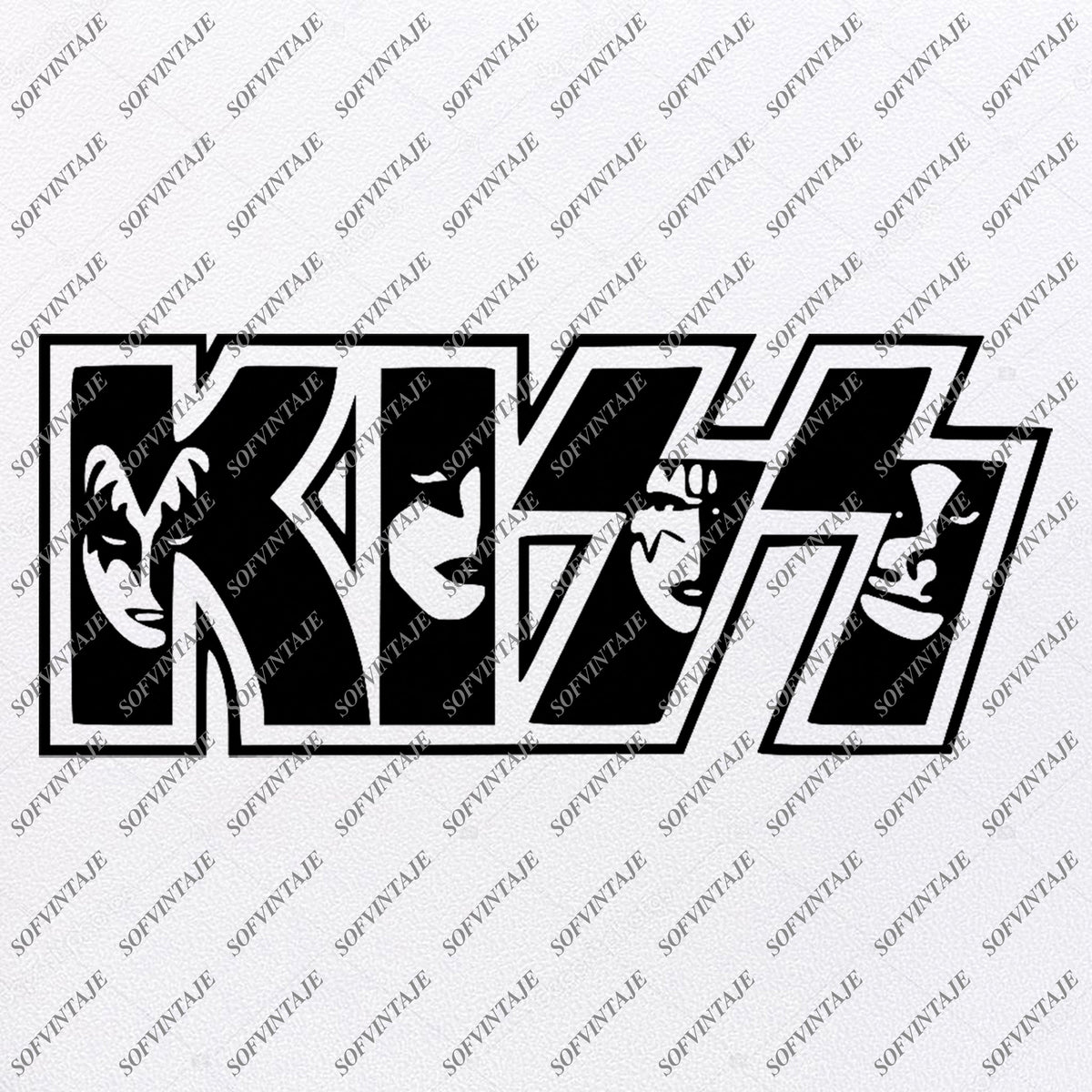 Download Kiss Band-Gene Simmons Svg File-Kiss Svg Design-Clipart-Svg-Kiss Band - SOFVINTAJE