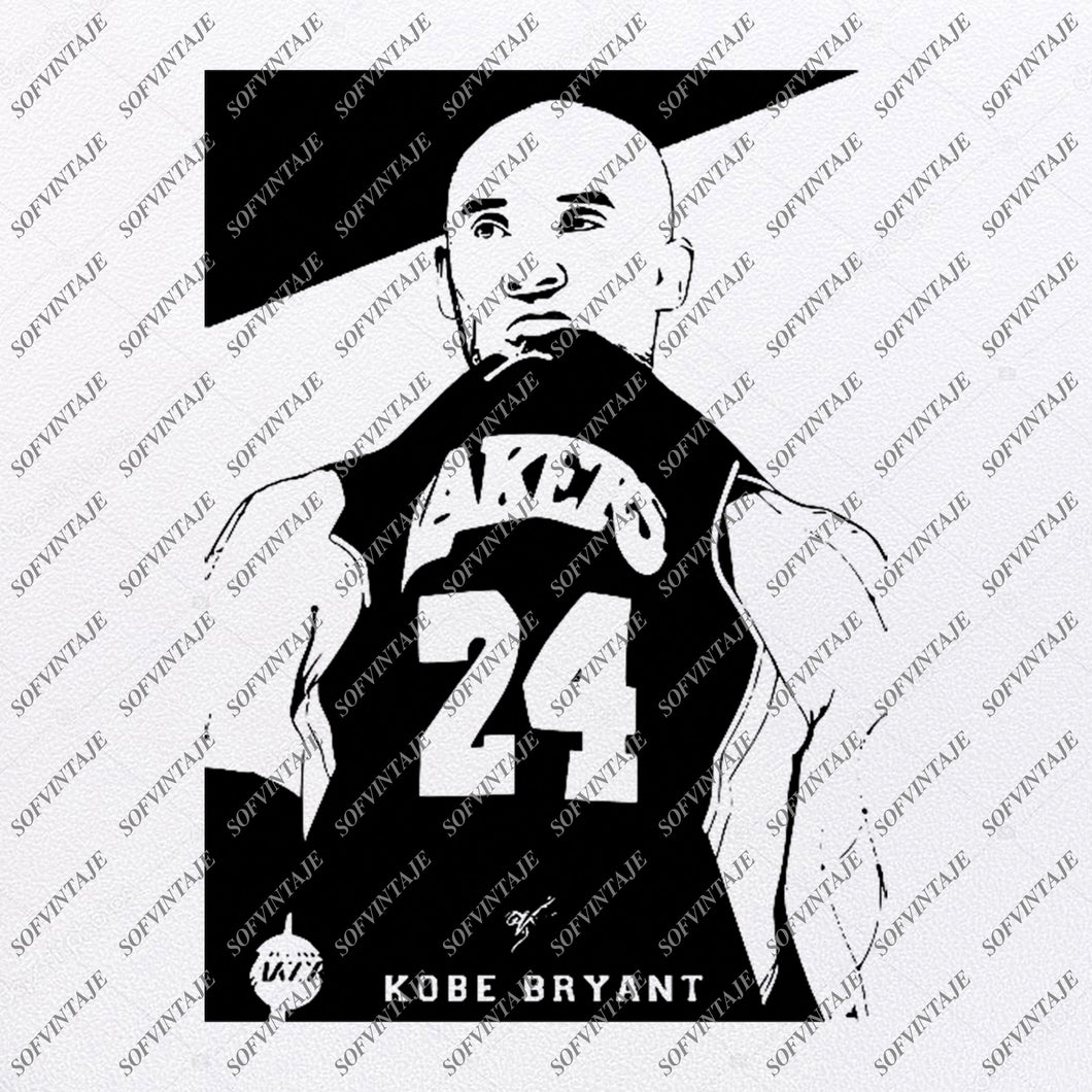 Download Kobe Bryant Svg Los Angeles Lakers Svg Basketball Svg Kobe Bryant Cli Sofvintaje