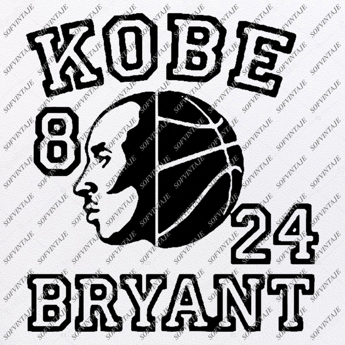 Kobe Bryant Svg -Los Angeles Lakers Svg-Basketball Svg-Kobe Bryant Cli - SOFVINTAJE
