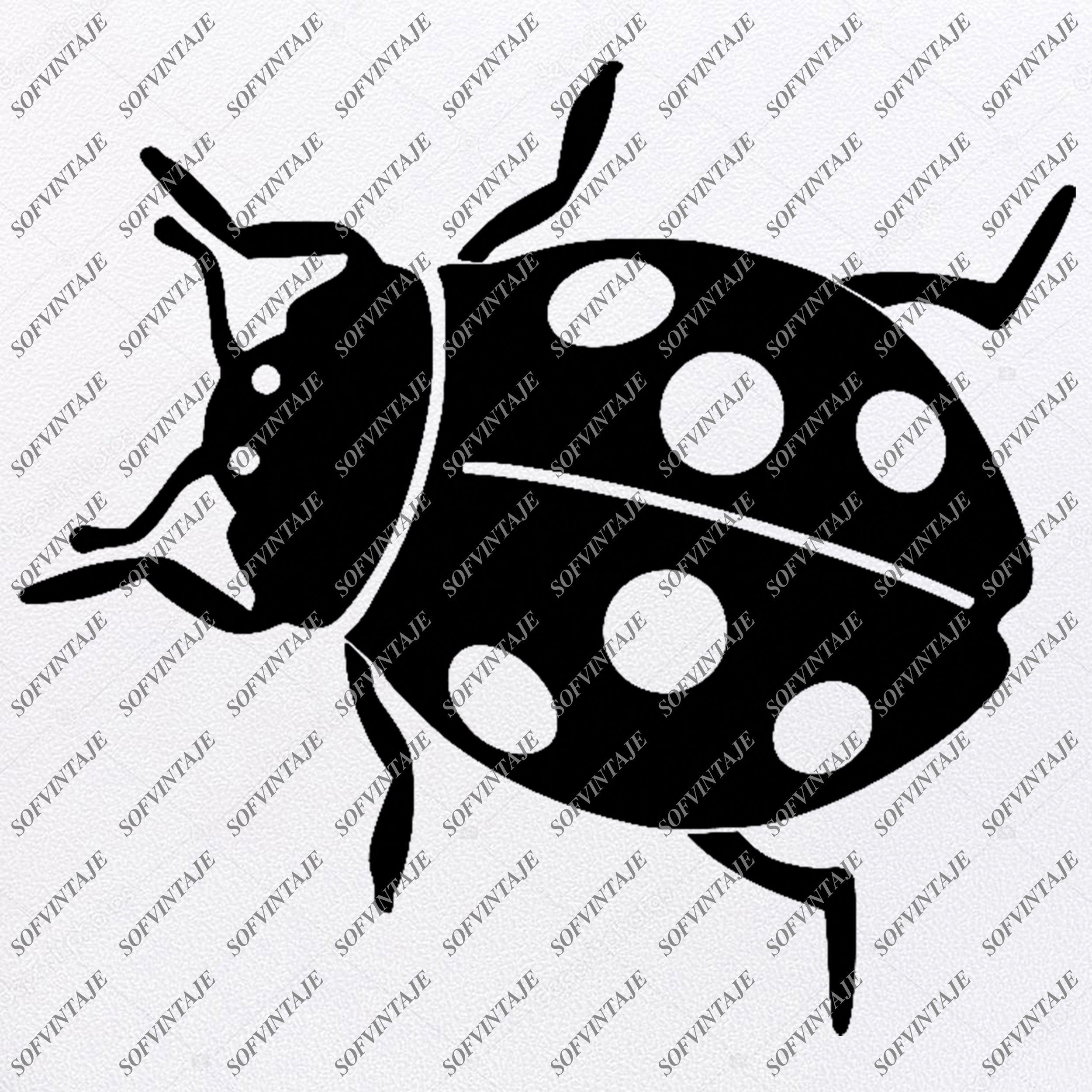 Download Ladybug Svg File Ladybug Svg Design Clipart Animals Svg File Ladybug P Sofvintaje