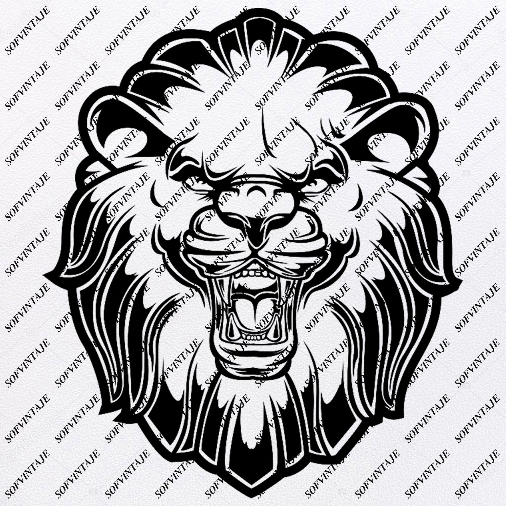 Download Clip Art Vector Graphics Cute Baby Lion Svg Cut File For Cricut And Silhouette Digital Clipart Art Collectibles