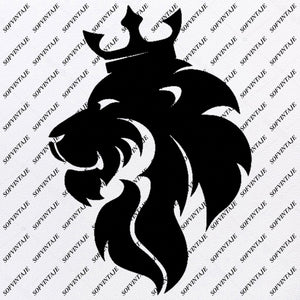 Free Free 73 Lion Svg With Crown SVG PNG EPS DXF File