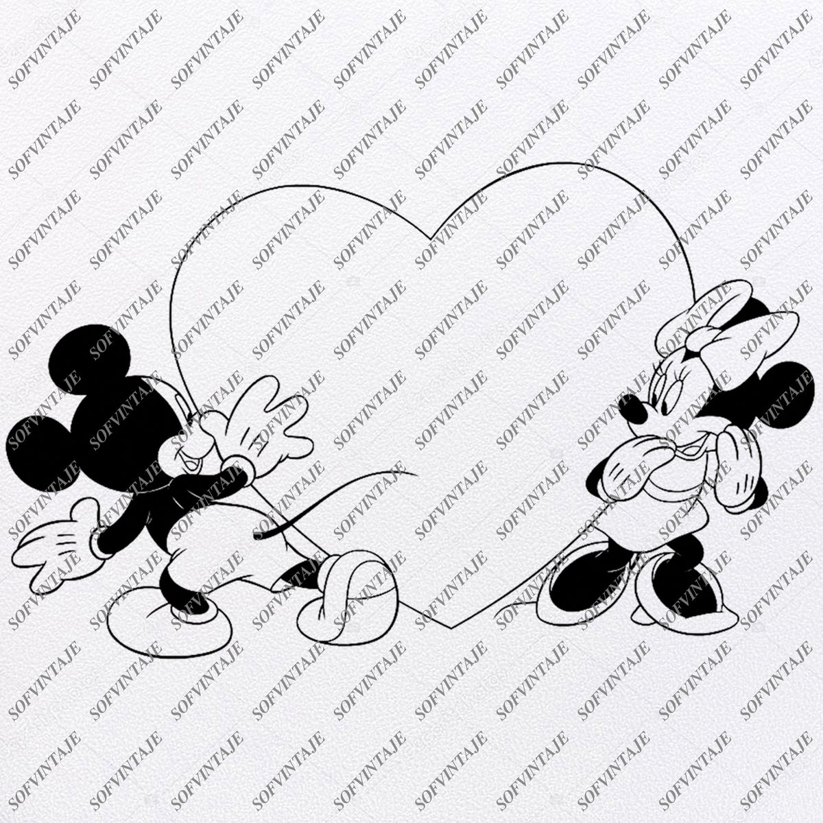 Mickey And Minnie Mouse Svg Files - Svg Original Design ...