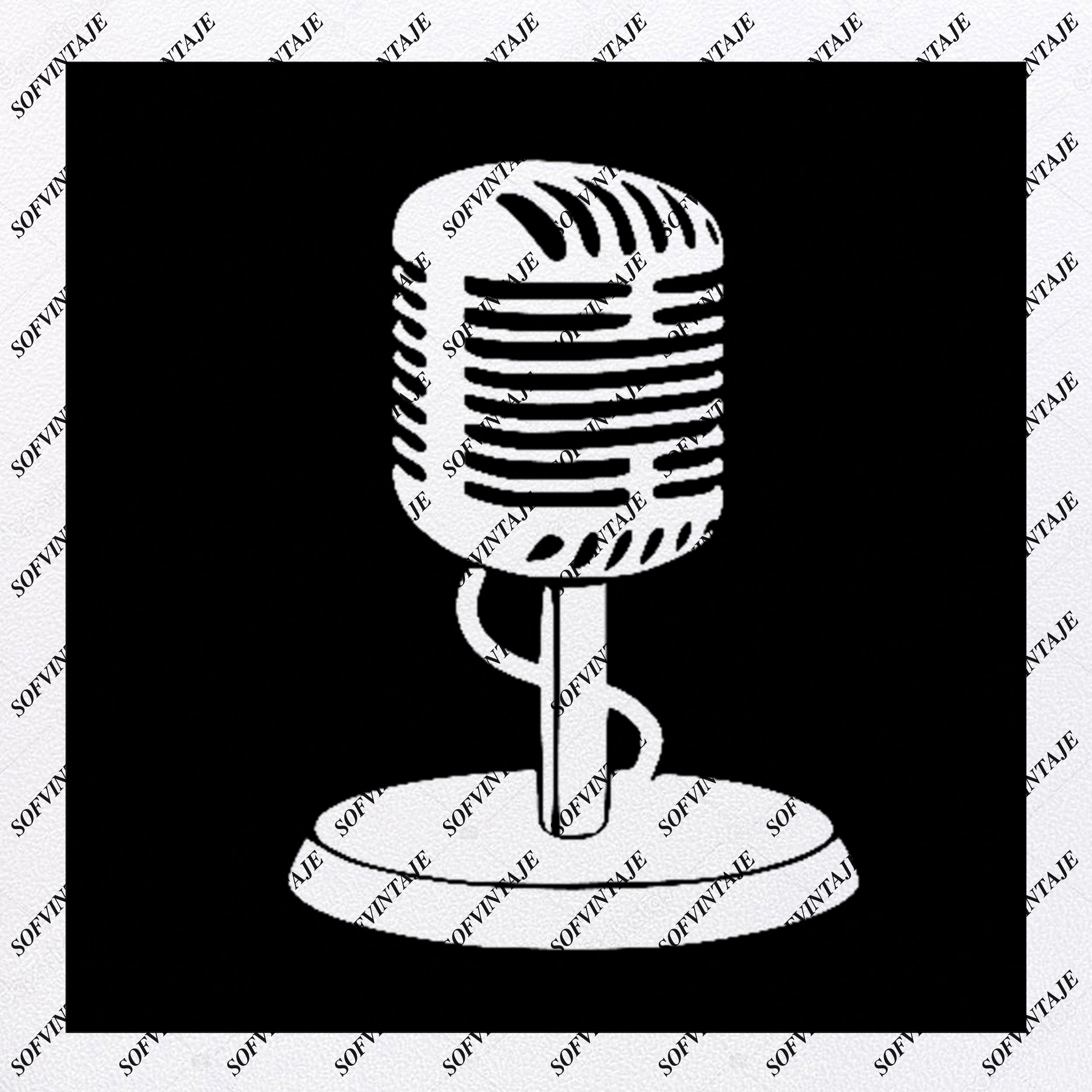 Download Microphone Microphone Svg File Music Svg Design Melody Clipart Sofvintaje