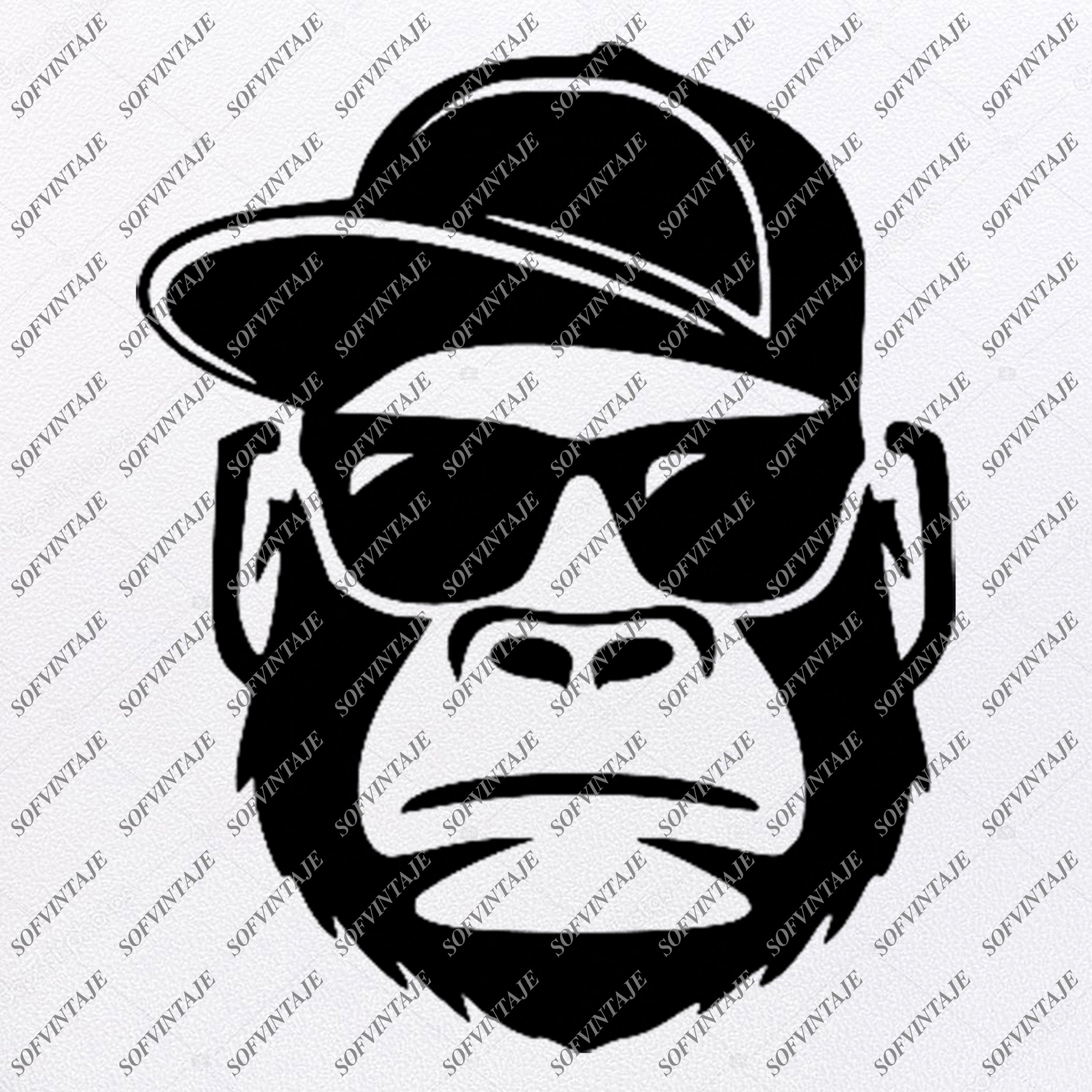 Download Monkey Svg File Head Monkey Svg Monkey Png Animals Svg Wild An Sofvintaje