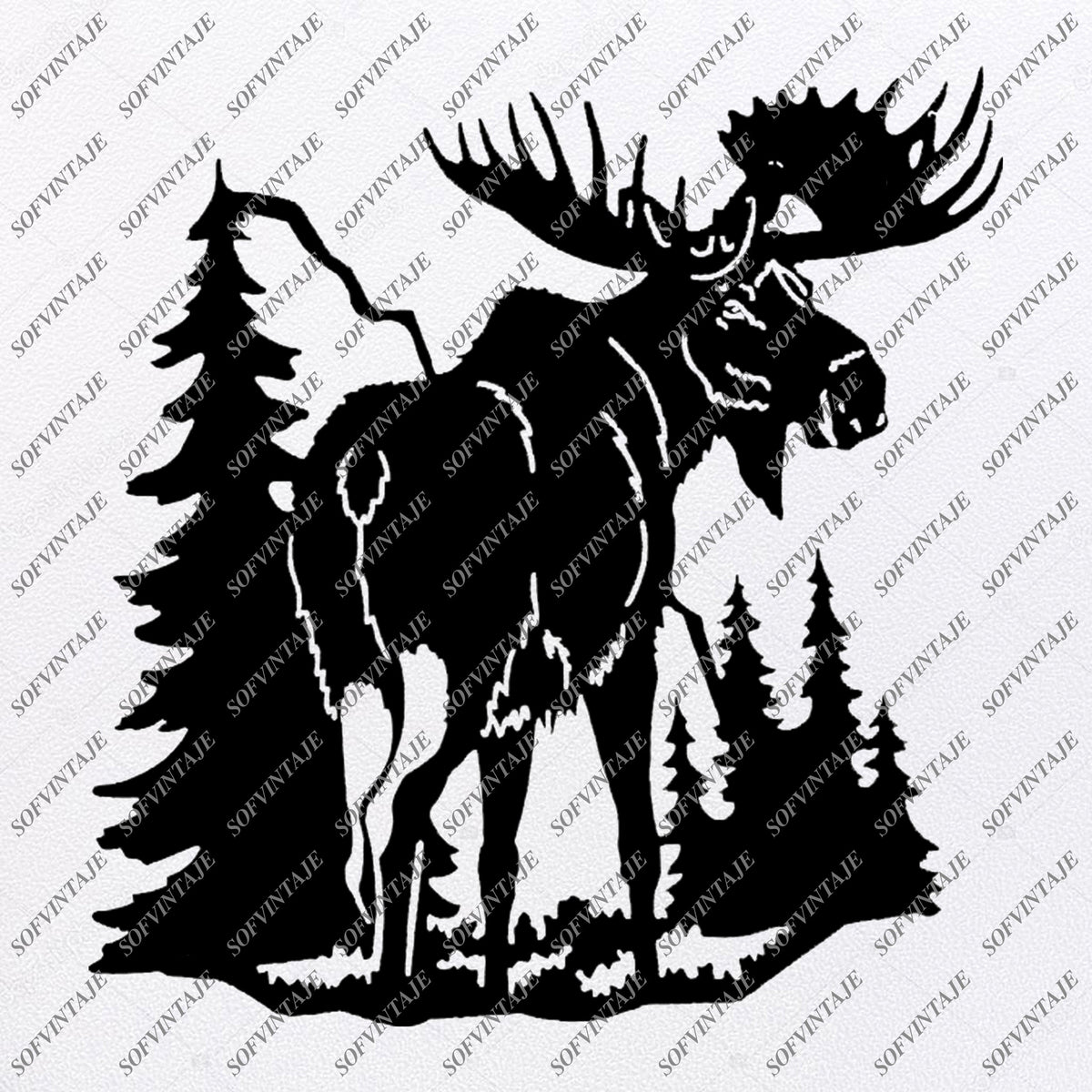 Download Moose Svg Files - Moose Original Design - Moose Vector ...