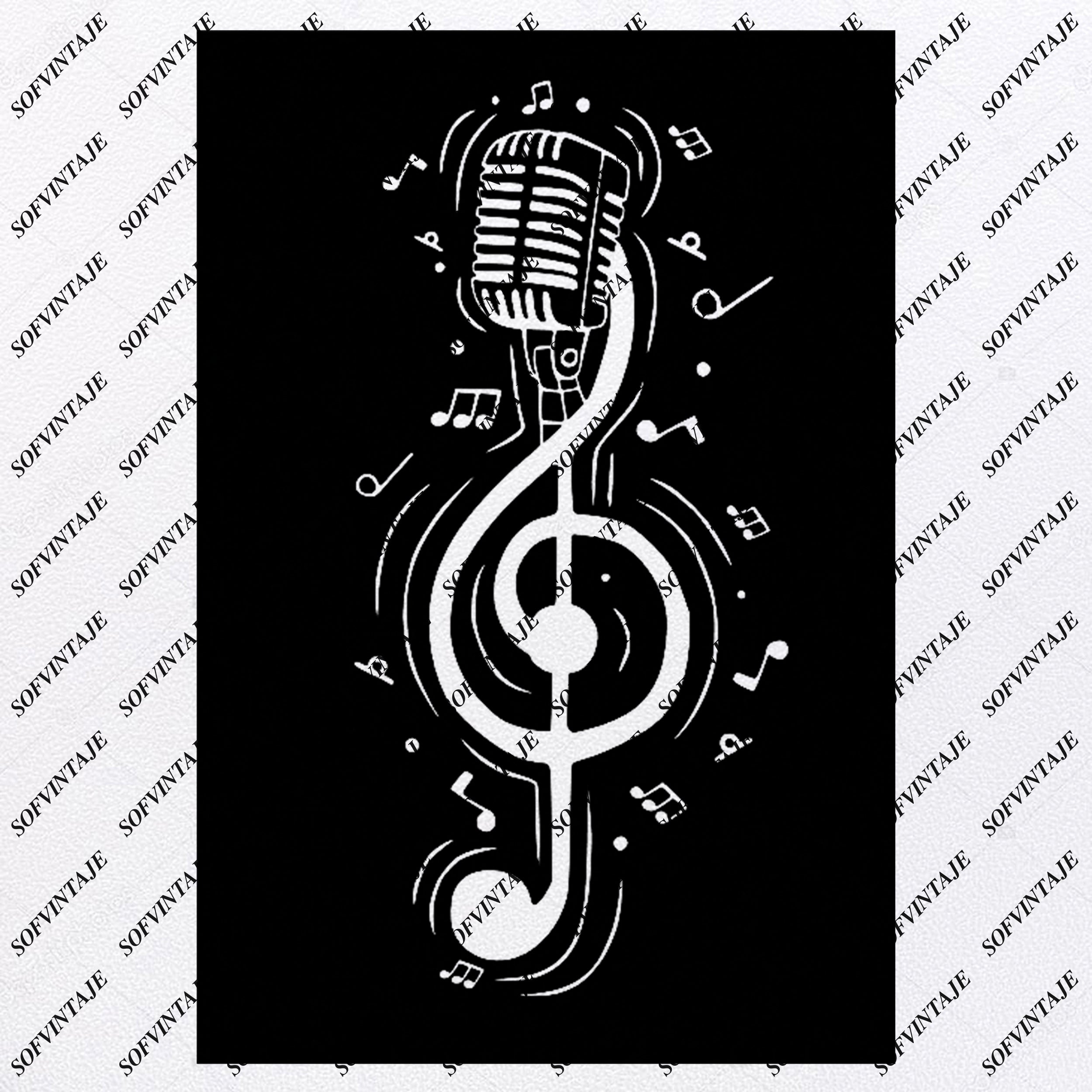 Download Music Note Music Note Svg File Music Svg Design Clipart Music Sofvintaje