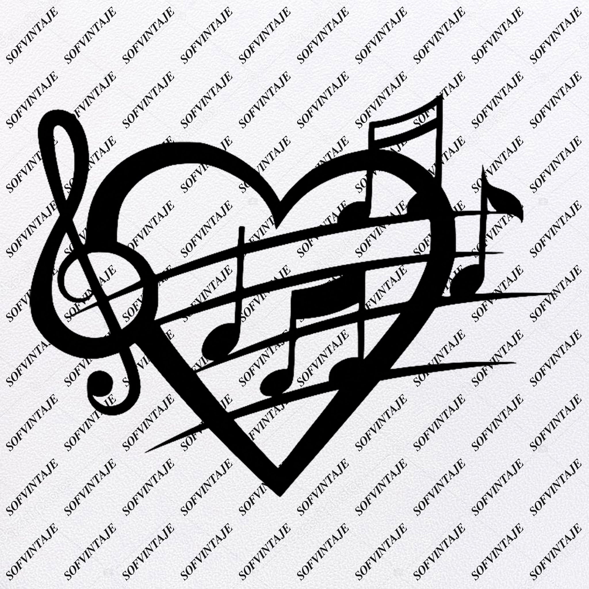 Free Free Heart Music Note Svg 360 SVG PNG EPS DXF File