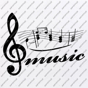 Music Note Svg File Music Svg Design Clipart Music Svg File Music Png Sofvintaje