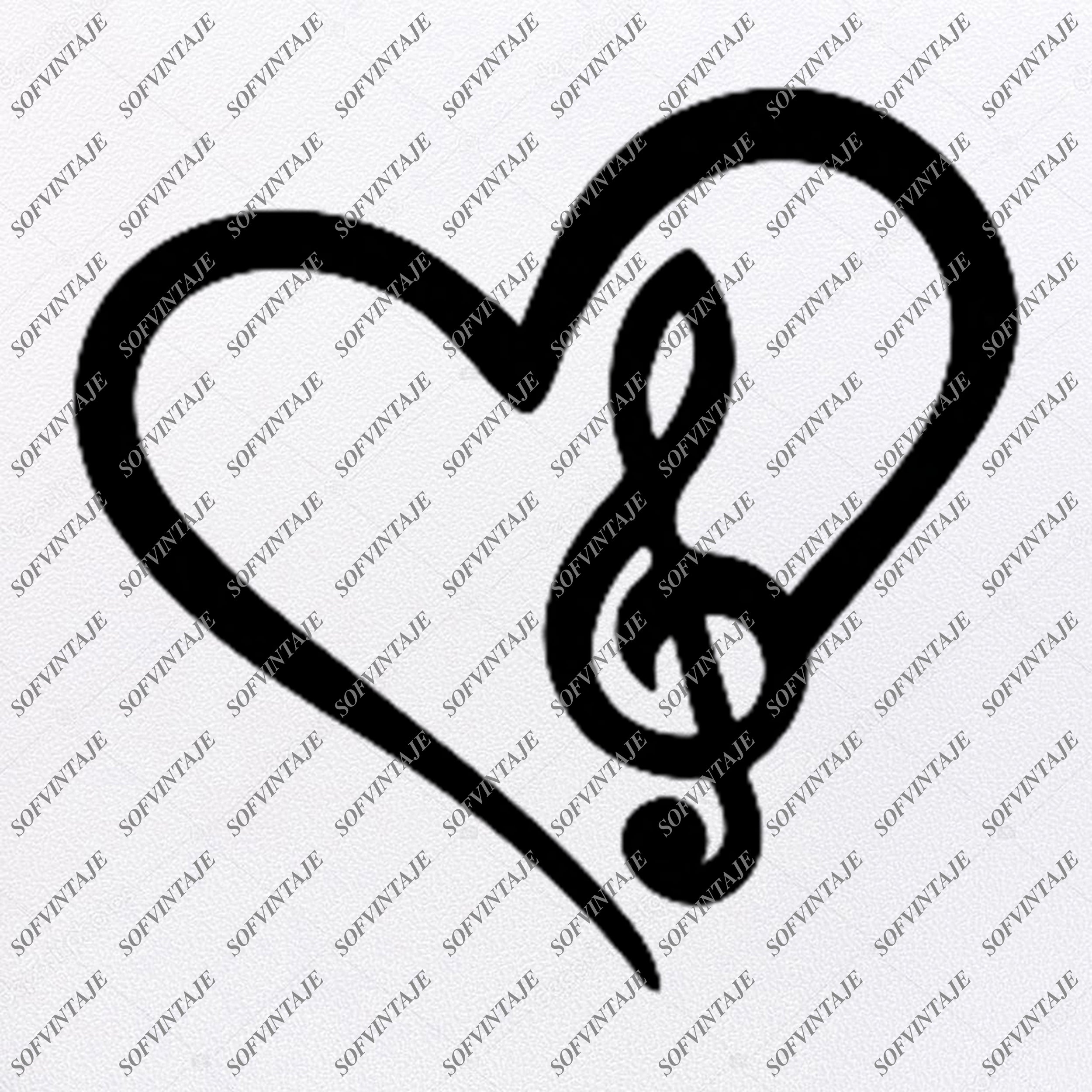 Free Free Heart Music Note Svg 360 SVG PNG EPS DXF File