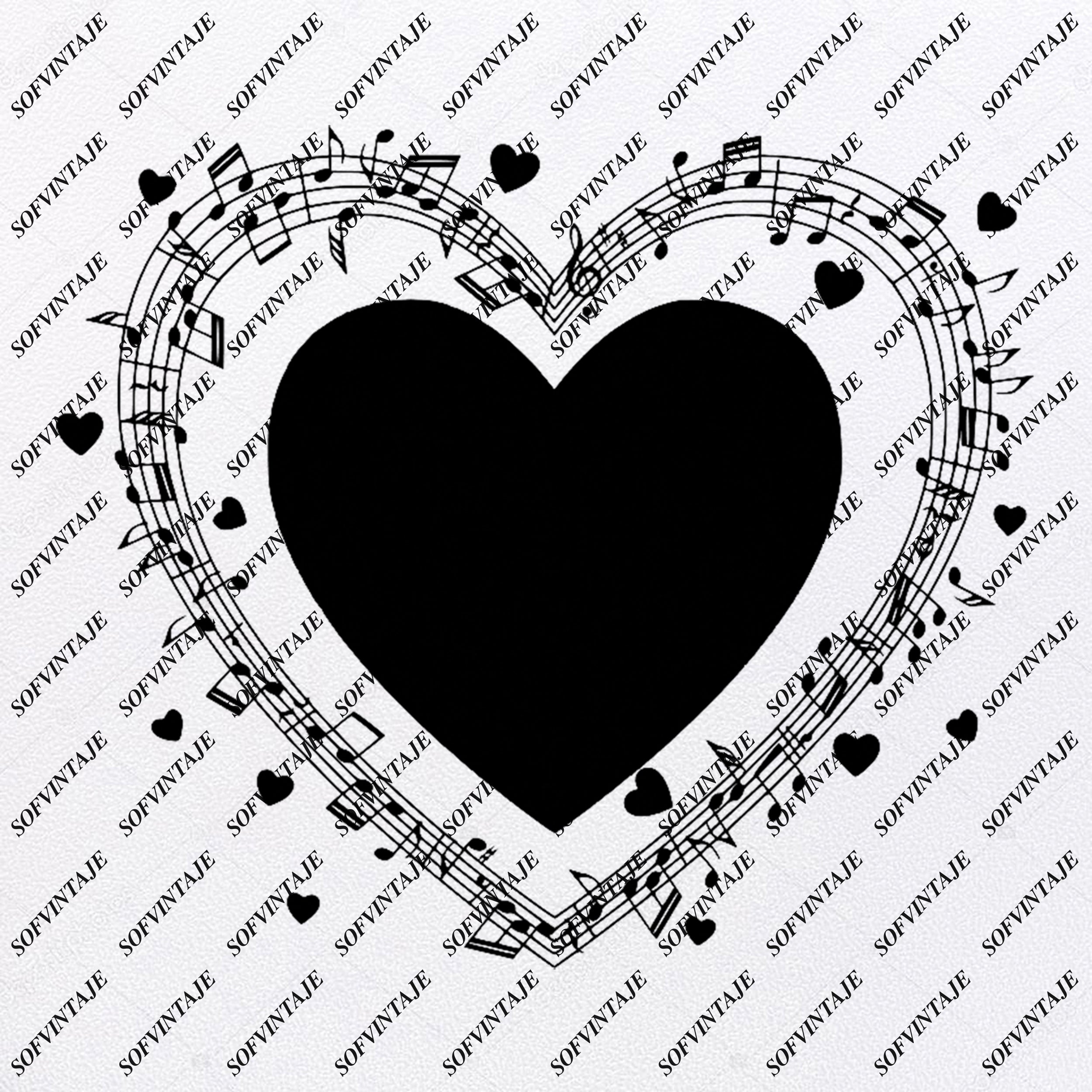 Free Free Heart Music Note Svg 32 SVG PNG EPS DXF File