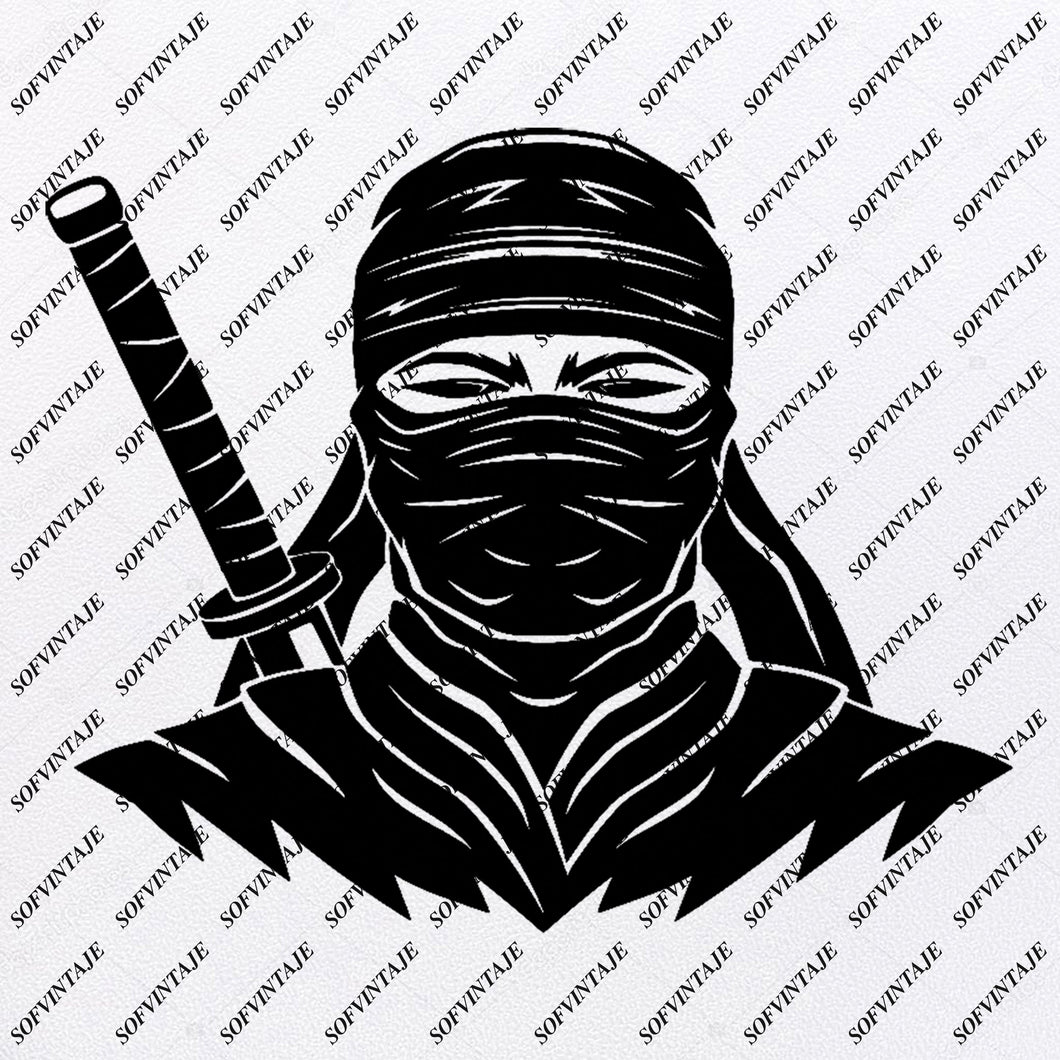 Download Ninja Ninja Svg File Japanese Ninja Svg Ninja Clip Art Vector Sofvintaje