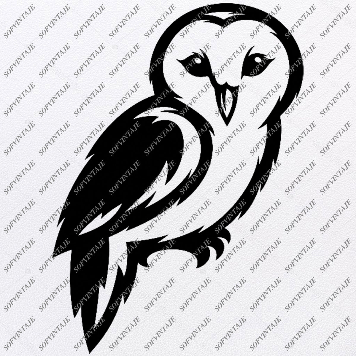 Download Owl Svg File - Owl Tattoo Svg Design-Clipart-Animals Svg File-Animals - SOFVINTAJE