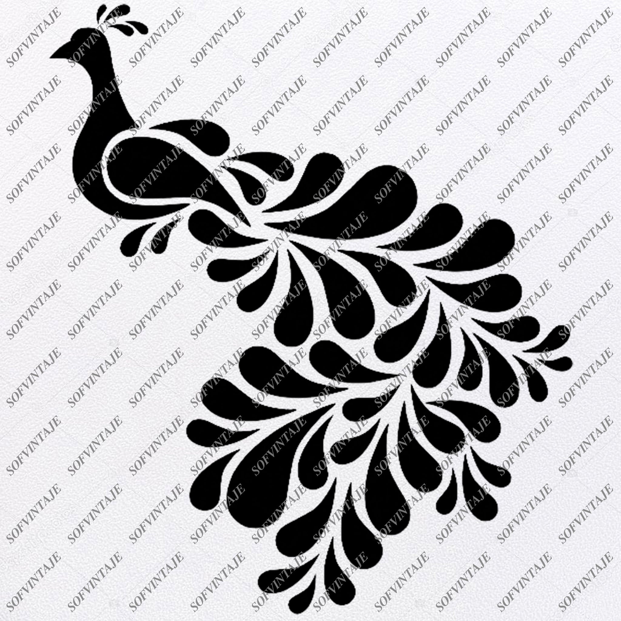 Download Peacock Svg Clip Art Art Collectibles Dolphinchat Ai