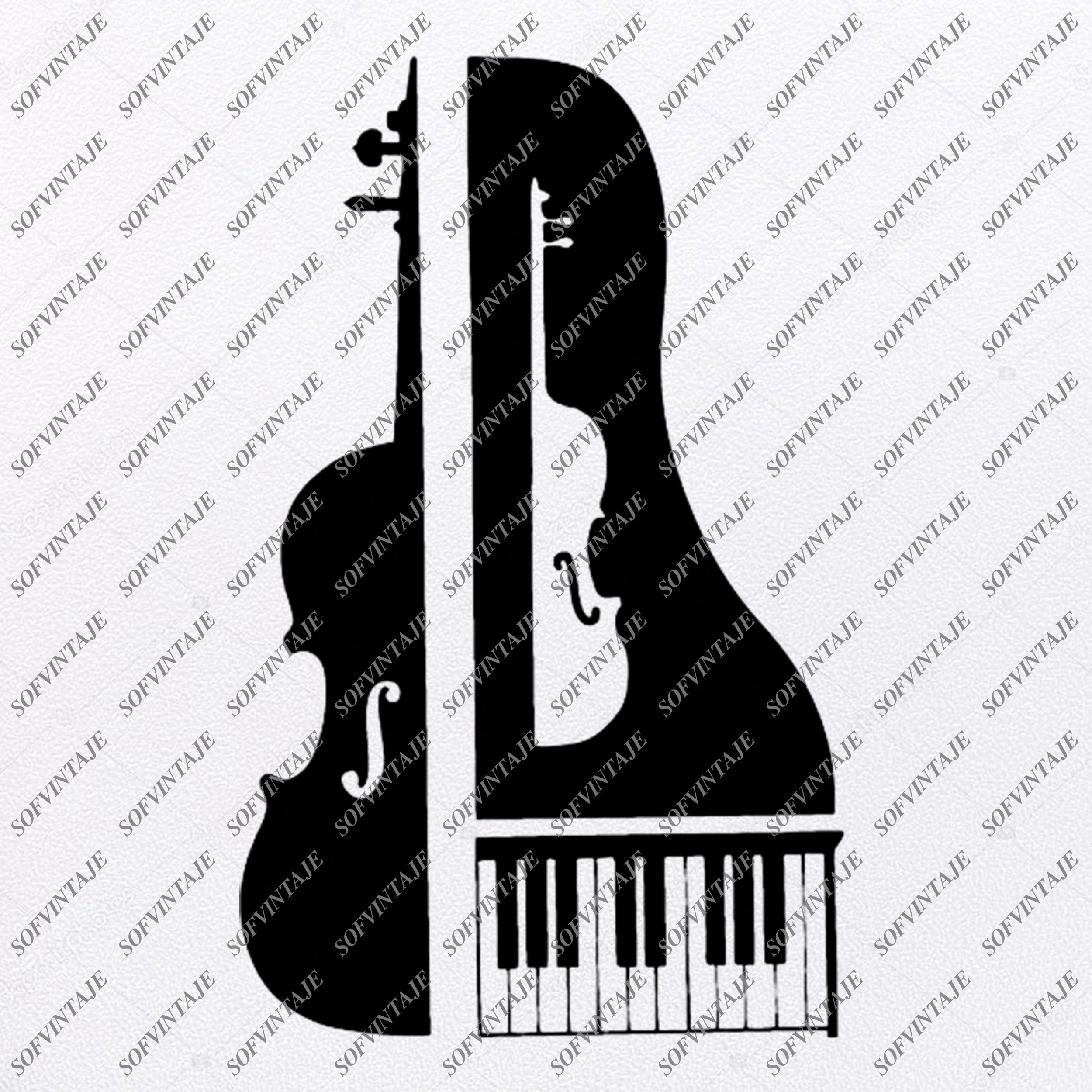 Download Piano Svg File Violin Music Svg Design Clipart Keyboard Music Svg File Sofvintaje