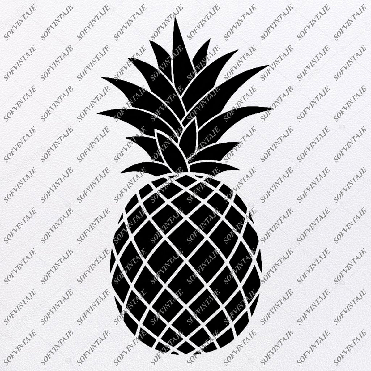 Download Pineapple Svg File - Pineapple Svg - Pineapple Png - Fruit Svg - Pinea - SOFVINTAJE