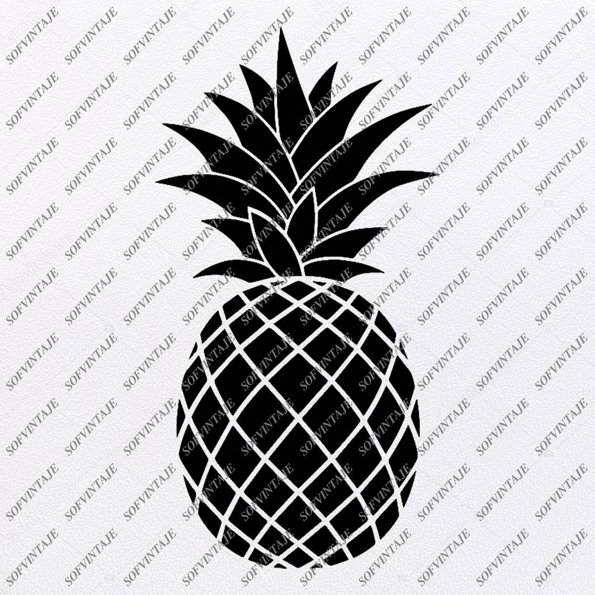 Pineapple Svg File - Pineapple Svg - Pineapple Png - Fruit ...