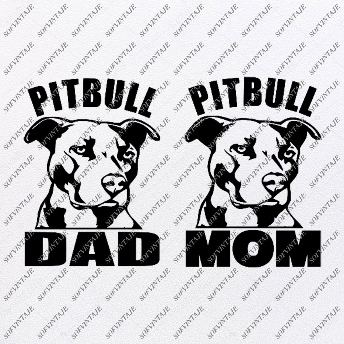 Download Pitbull -Pitbull Mom -Pitbull Dad Svg File - Pitbull Svg ...