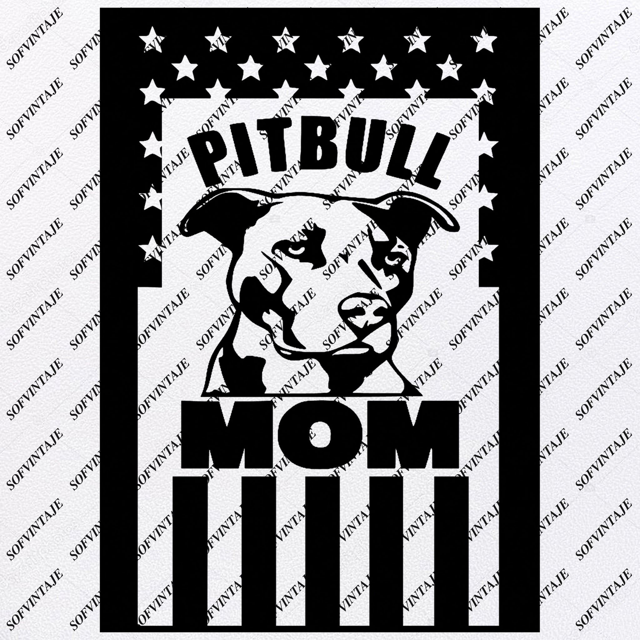 Download Pitbull Pitbull Mom Pitbull Dad Svg File Pitbull Svg Original Desi Sofvintaje