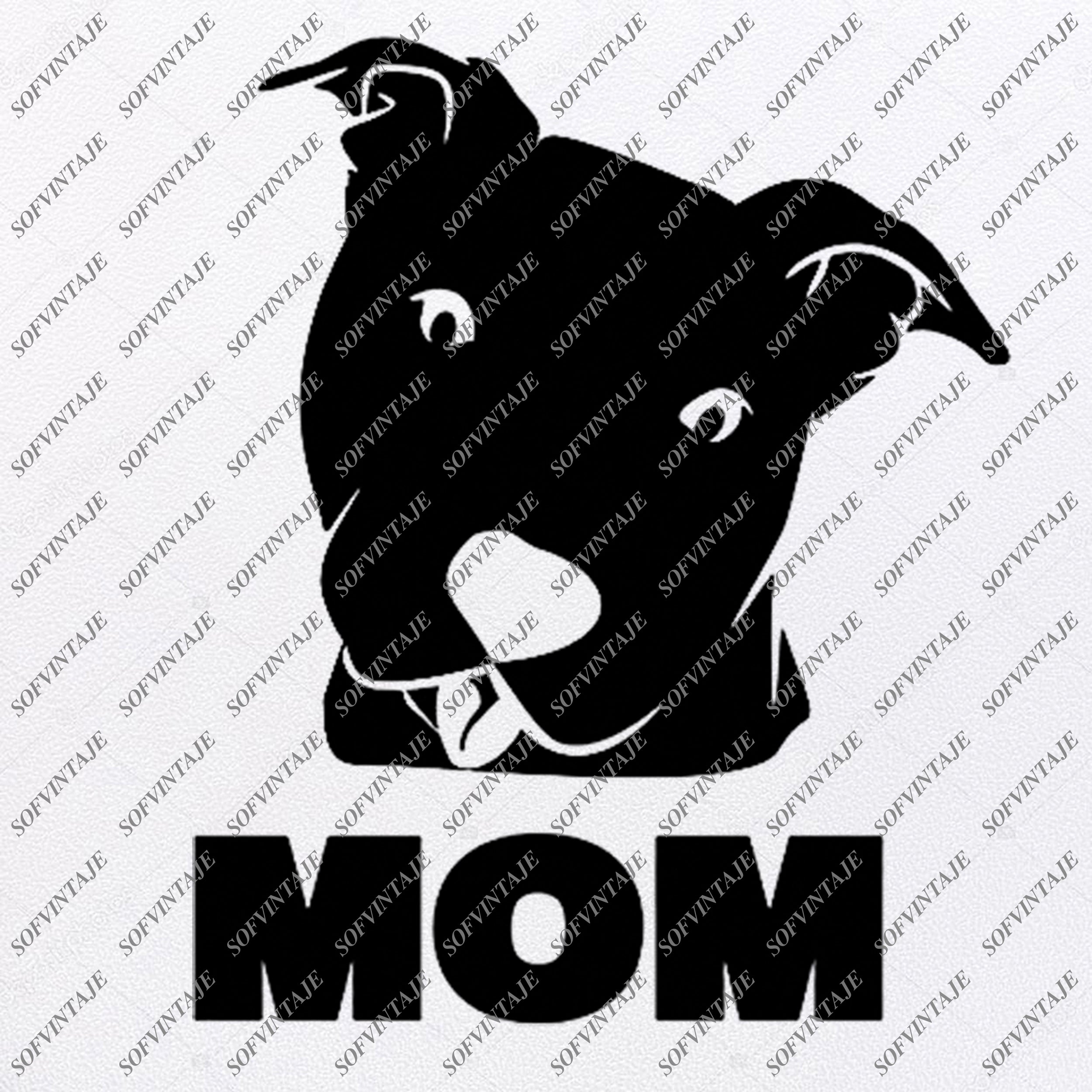 Pitbull Mom Svg Free - 1425+ SVG File for Cricut - Free SVG Design