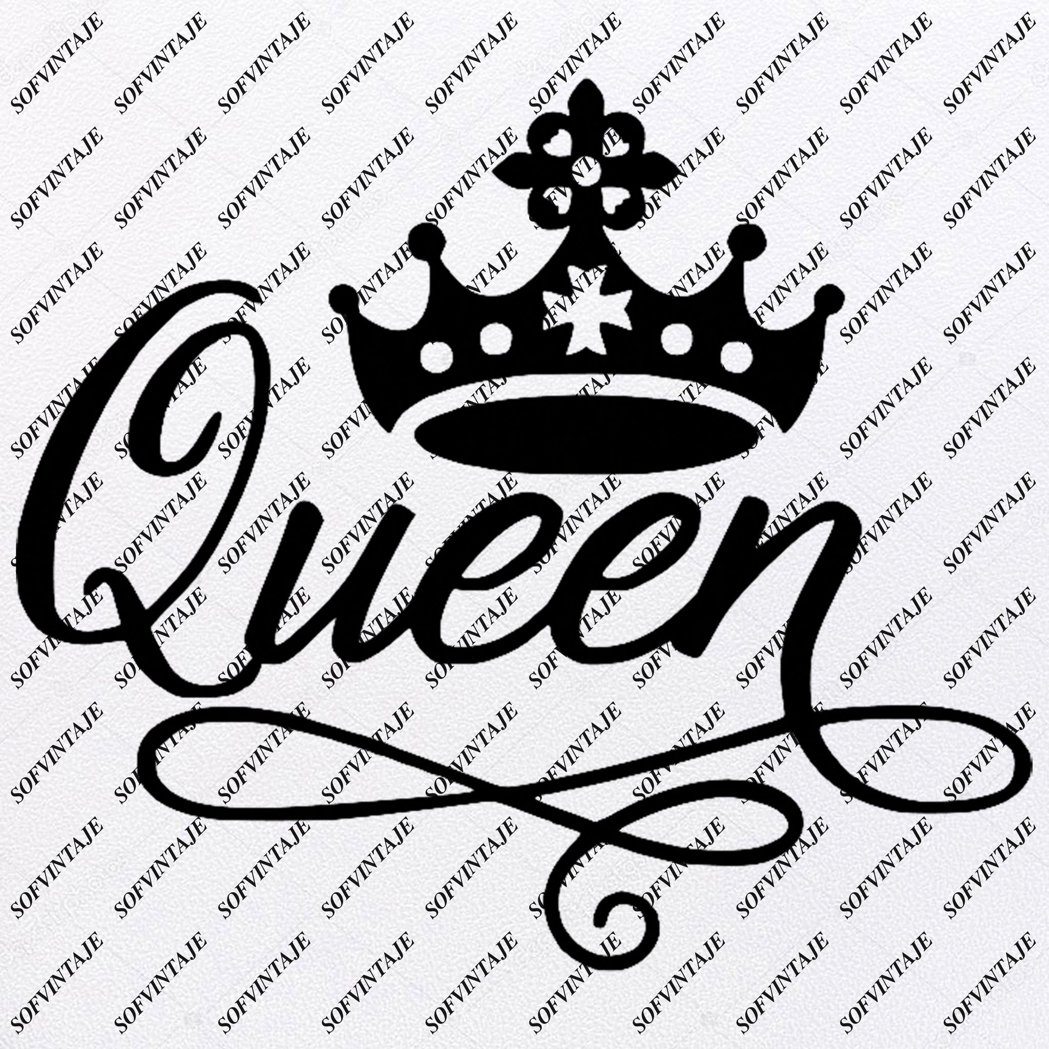 Download Queen Svg File Queen S Crown Original Svg Design Crown Svg File Sofvintaje