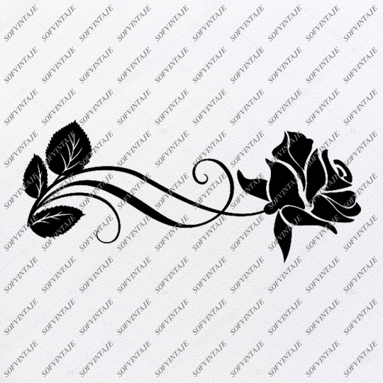 Download Rose Svg File Flower Of Love Original Svg Design Tattoo Svg Clip Art F Sofvintaje