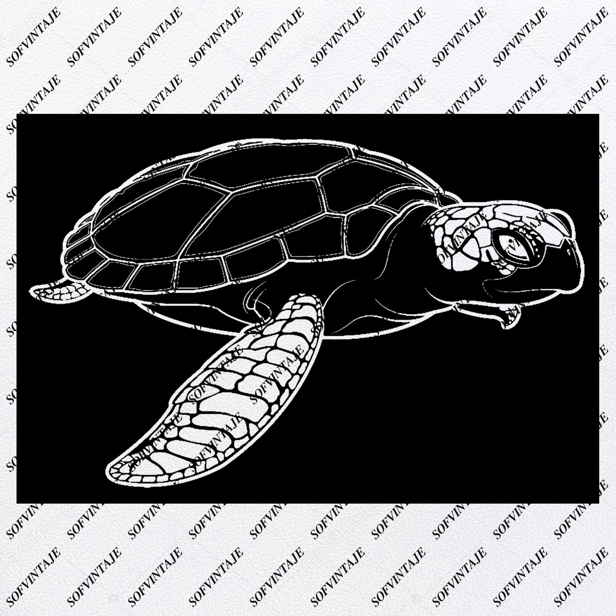 Download Sea Turtle Svg File Turtle Original Design Sea Turtle Clip Art Tattoo Sofvintaje