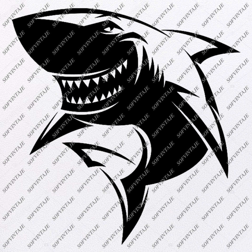 Download Shark Svg File Shark Tattoo Svg Design Clipart Animals Svg File Animal Sofvintaje