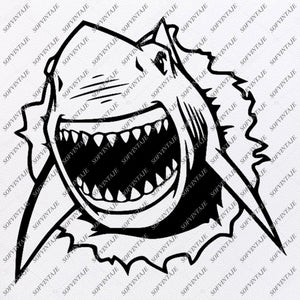 Download Shark Svg File Shark Tattoo Svg Design Clipart Animals Svg File Animal Sofvintaje