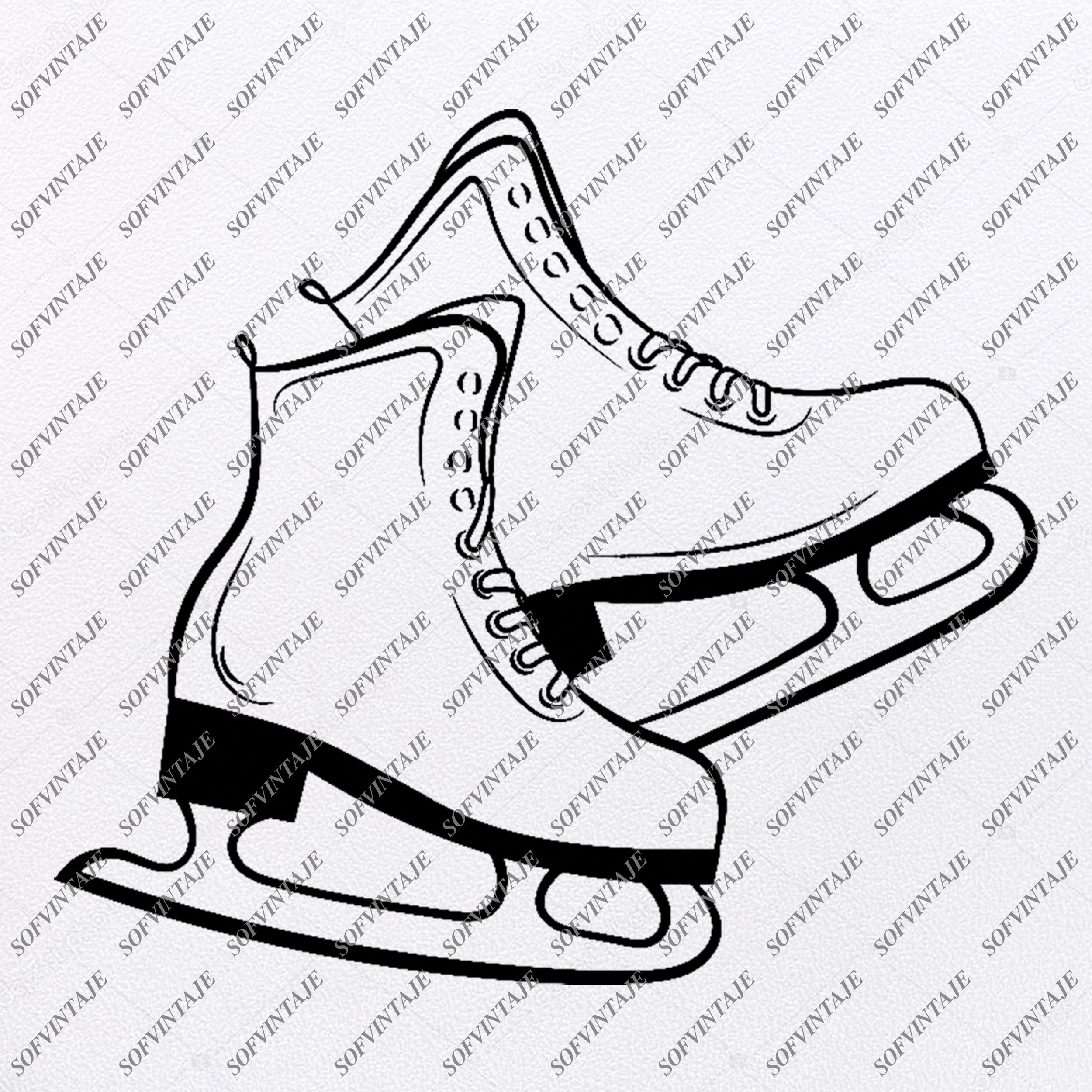 Shoes Women S Skates Svg File Shoes Original Svg Design Women S S Sofvintaje