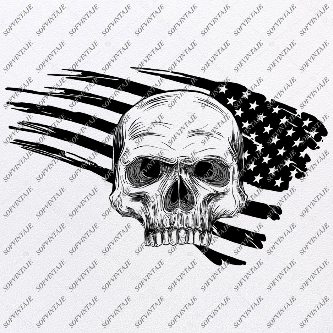 Download Skull Flag Svg Files Usa Flag Svg Design Original Design Svg F Sofvintaje
