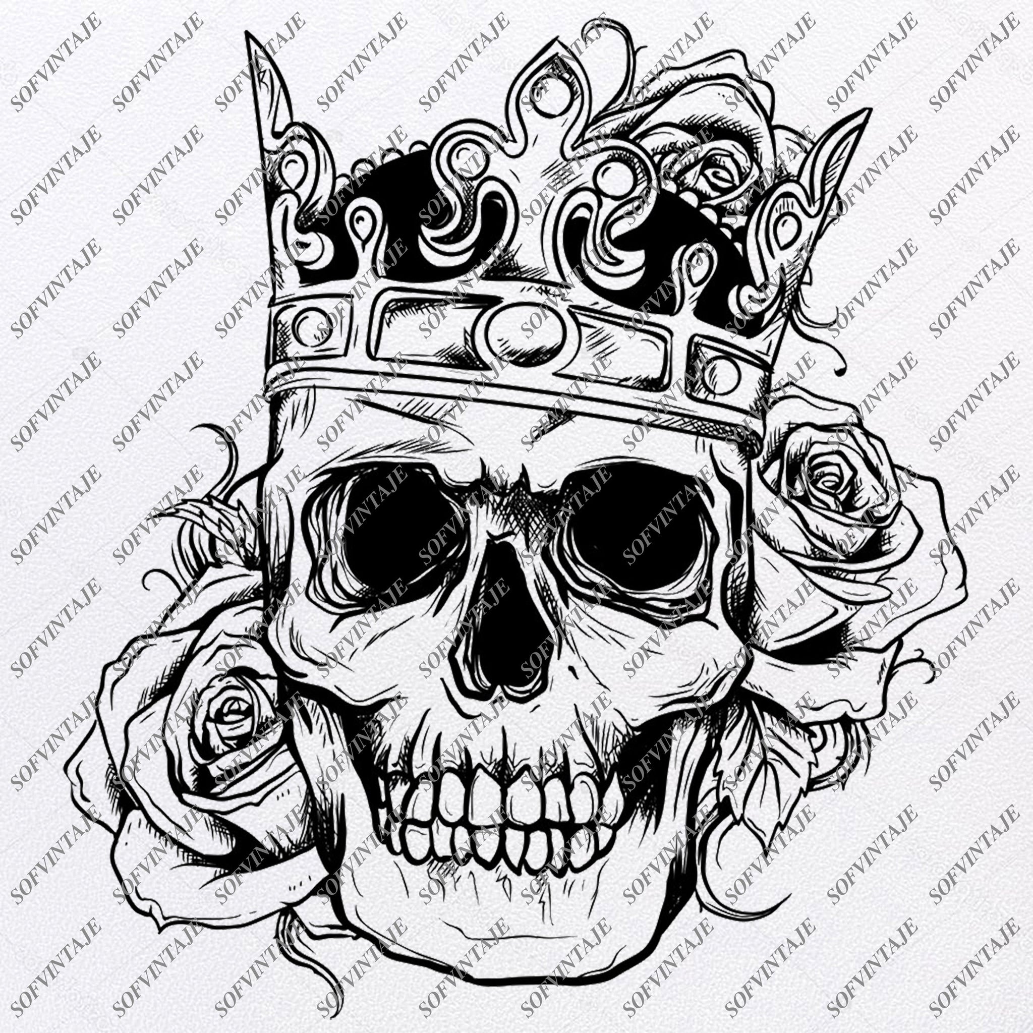 Free Free 64 Skull Crown Svg SVG PNG EPS DXF File