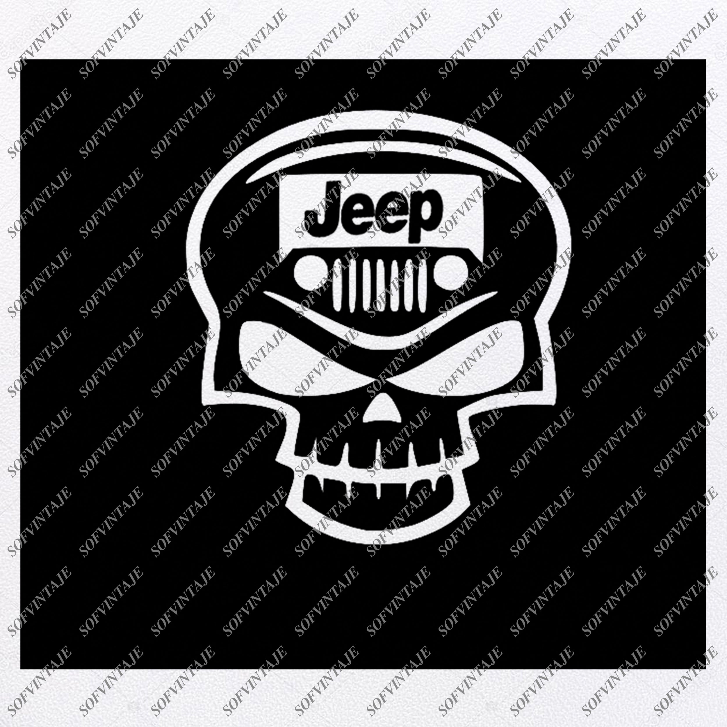 Download Skull Jeep Svg File Jeep Svg Design Original Design Svg Files Fo Sofvintaje