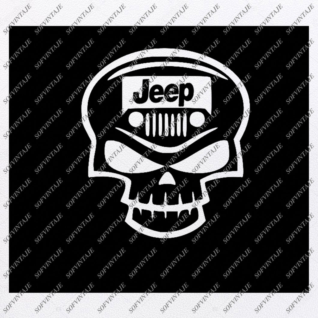 Download Skull Jeep Svg File - Jeep Svg Design - Original Design - Svg Files Fo - SOFVINTAJE