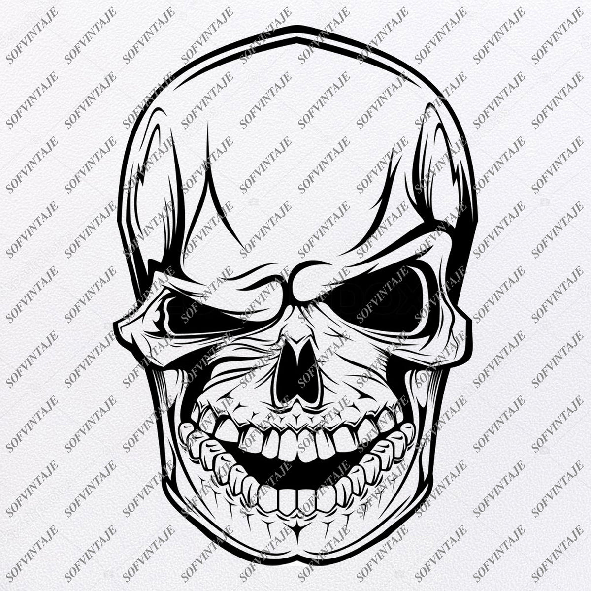 Free Skull SVG For Cricut