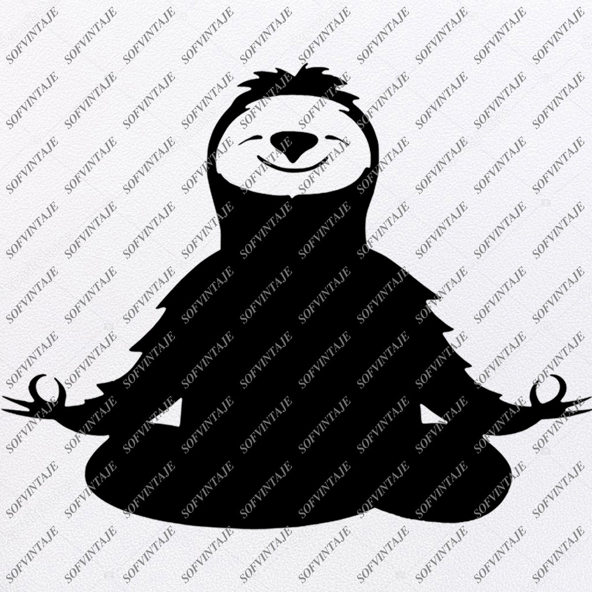 Sloth Svg File - Sloth Clip art - Animals Svg - Wild ...