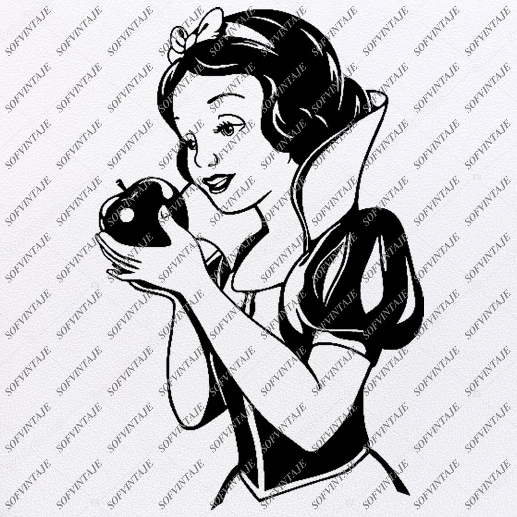Free Free Outline Snow White Svg 851 SVG PNG EPS DXF File