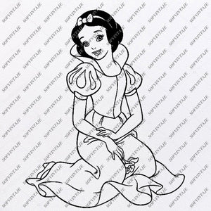 Download Snow White Svg File Disney Princess Svg Princess Snow White Svg Sofvintaje