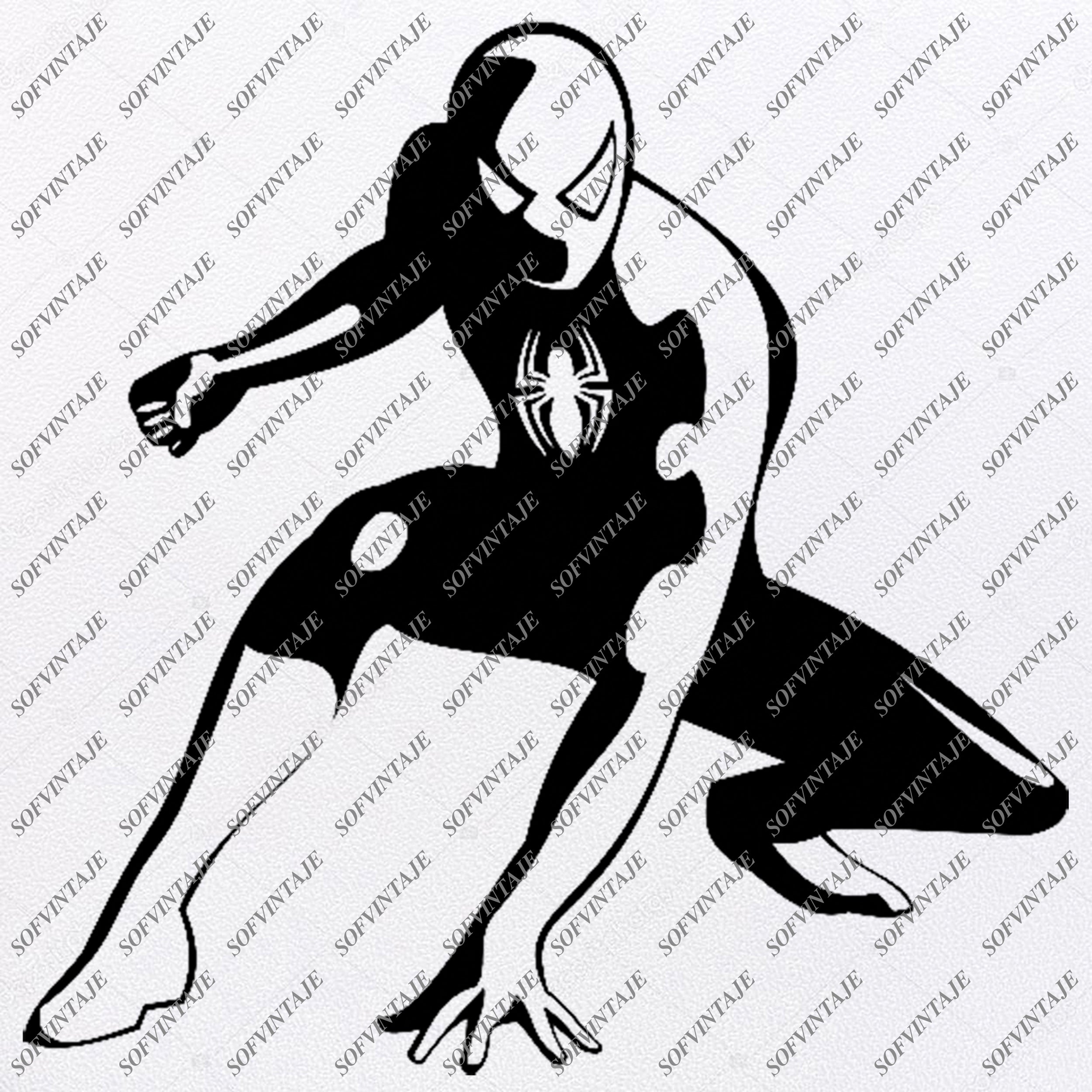 Free Free 69 Silhouette Free Spiderman Svg SVG PNG EPS DXF File
